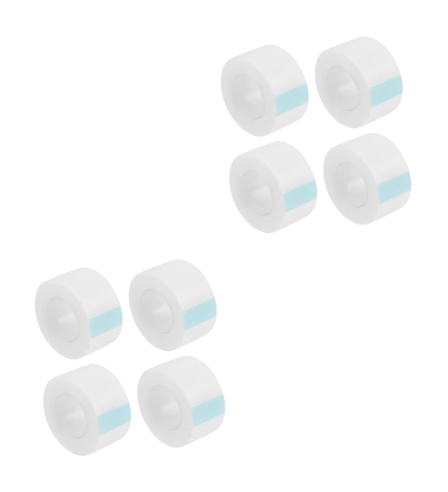 FRCOLOR 8 Rolls White Gaffer Tape Eye Sticky Stirp White Out Tape Lash Tape Eyelid Lift Tapes White Duct Tape Medical Tape Purple Fluffy Headband Body or Easy to Tear Double Eyelid Sticker - Buy Online on GoSupps.com