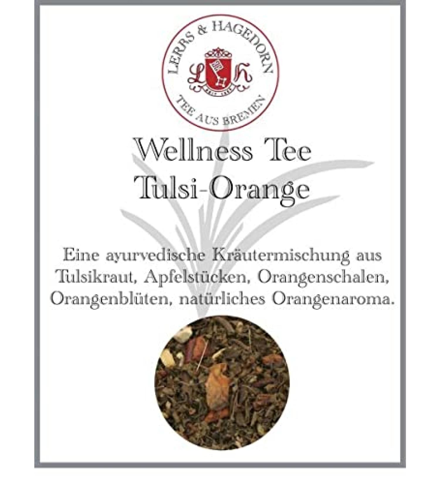  Lerbs & Hagedorn Wellness Tulsi T-shirt Orange 250 g - Buy Online on GoSupps.com