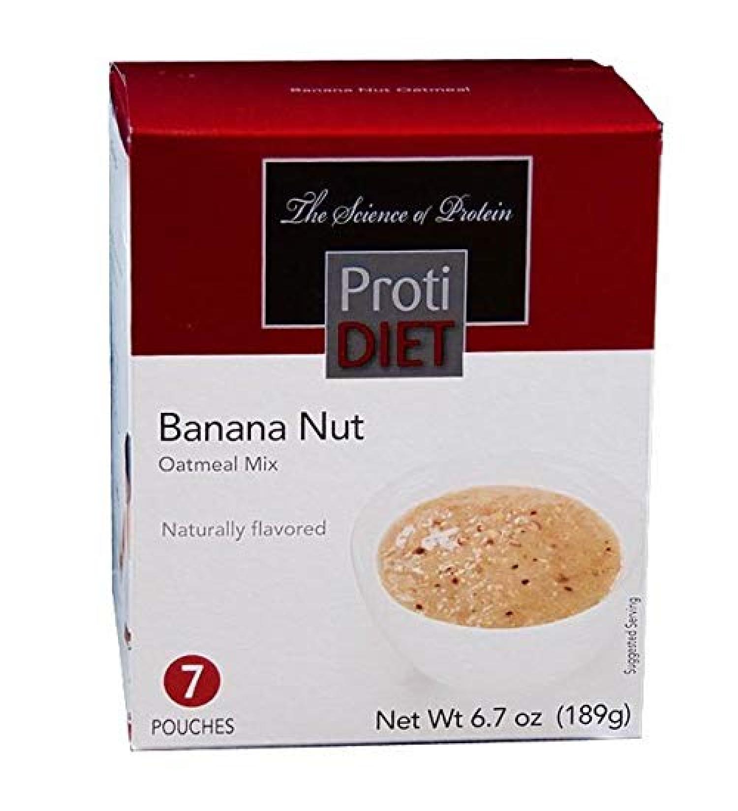 ProtiDiet - Banana Nut Oatmeal - Buy Online on GoSupps.com