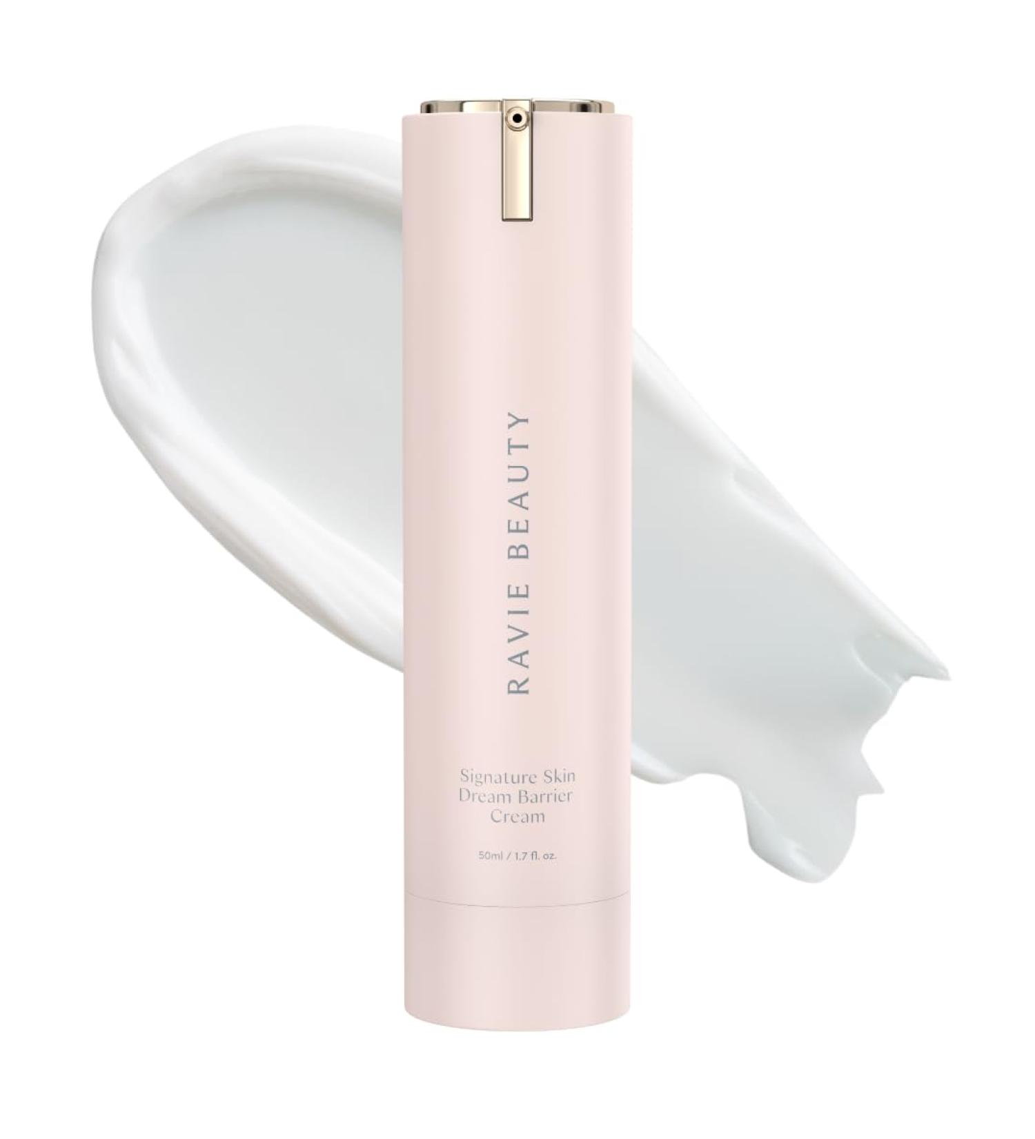 Ravie Beauty Signature Skin Dream Barrier Cream Hydrating Face Moisturizer with Peptides Ceramides & Niacinamide Fast-Absorbing Sensitive-Skin Friendly Primer-Ready Finish 1.7 fl oz - Buy Online on GoSupps.com