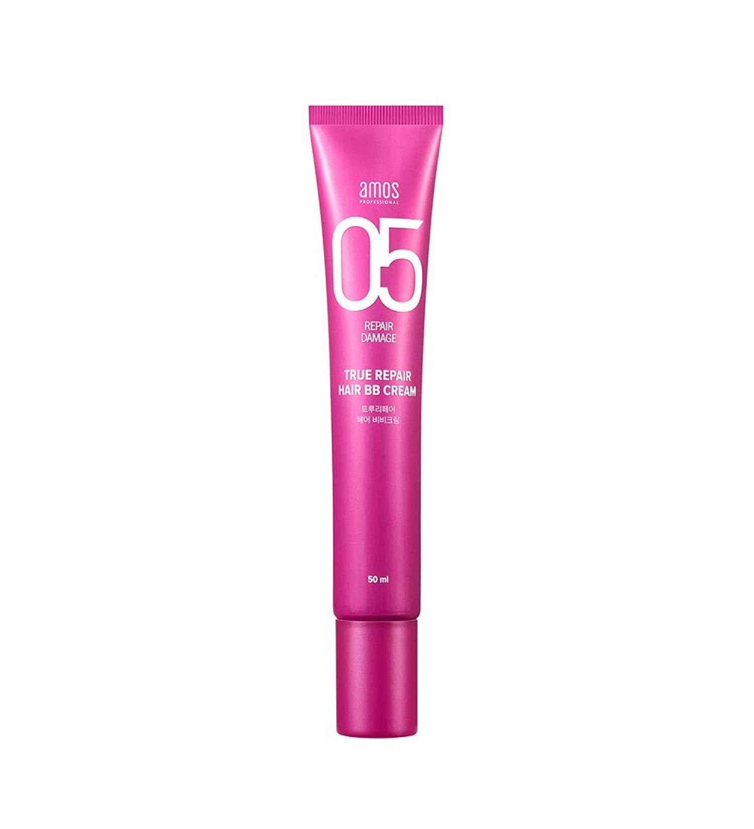 AMOS PROFESSIONAL True Repair Hair BB Cream 1.6oz | Intensive Nourishing Serum for Damaged Hair | Anti-Frizz & Hydration | Leave-In Treatment | Korean Salon Brand - International Shipping Available - Buy Online on GoSupps.com
