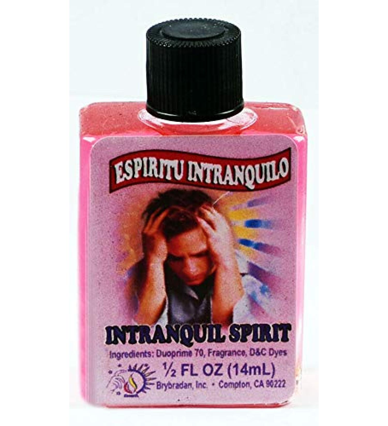 1 Piece BRYBRADAN INTRANQUIL Spirit Spiritual Oil ESPIRITU INTRANQUILO ACEITE ESPIRITUAL 1/2 FL OZ 14.7ML INTRANQUIL SPIRIT 1 Fl Oz (Pack of 1)