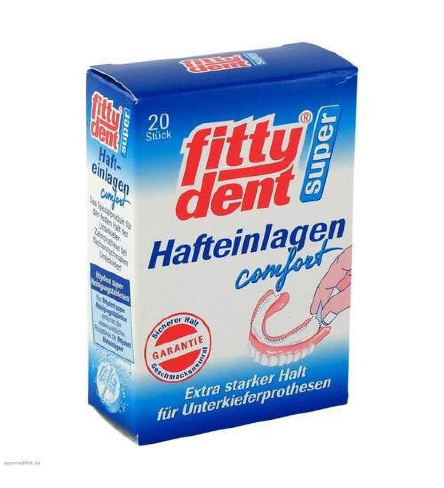 FITTYDENT super adhesive inserts 20 pcs