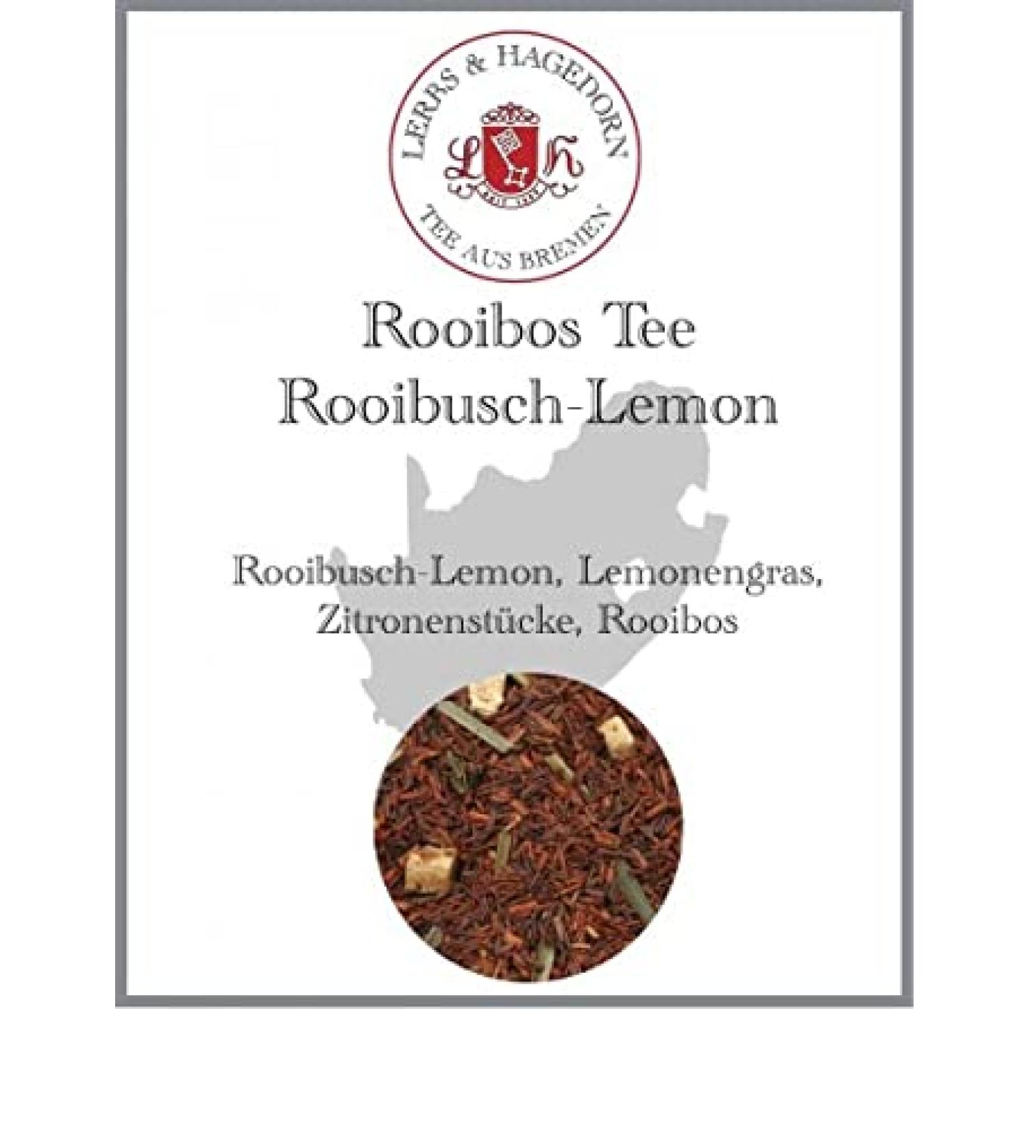  Lerbs & Hagedorn Rooibos Rooibusch Lemon Tea 250g - Buy Online on GoSupps.com