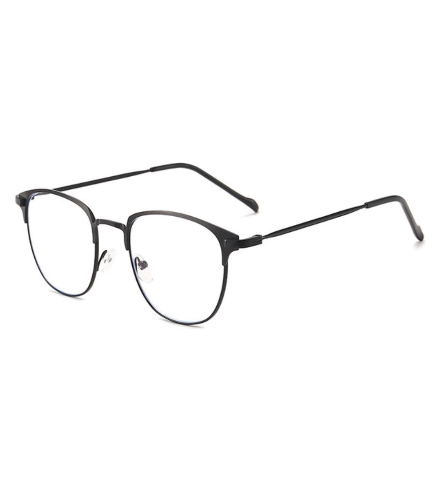 Forki's Unisex Square Polygon Reading Glasses - Metal Frames for Men & Women - Short-Sighted Glasses -1.0 to -2.2 - Buy Online on GoSupps.com