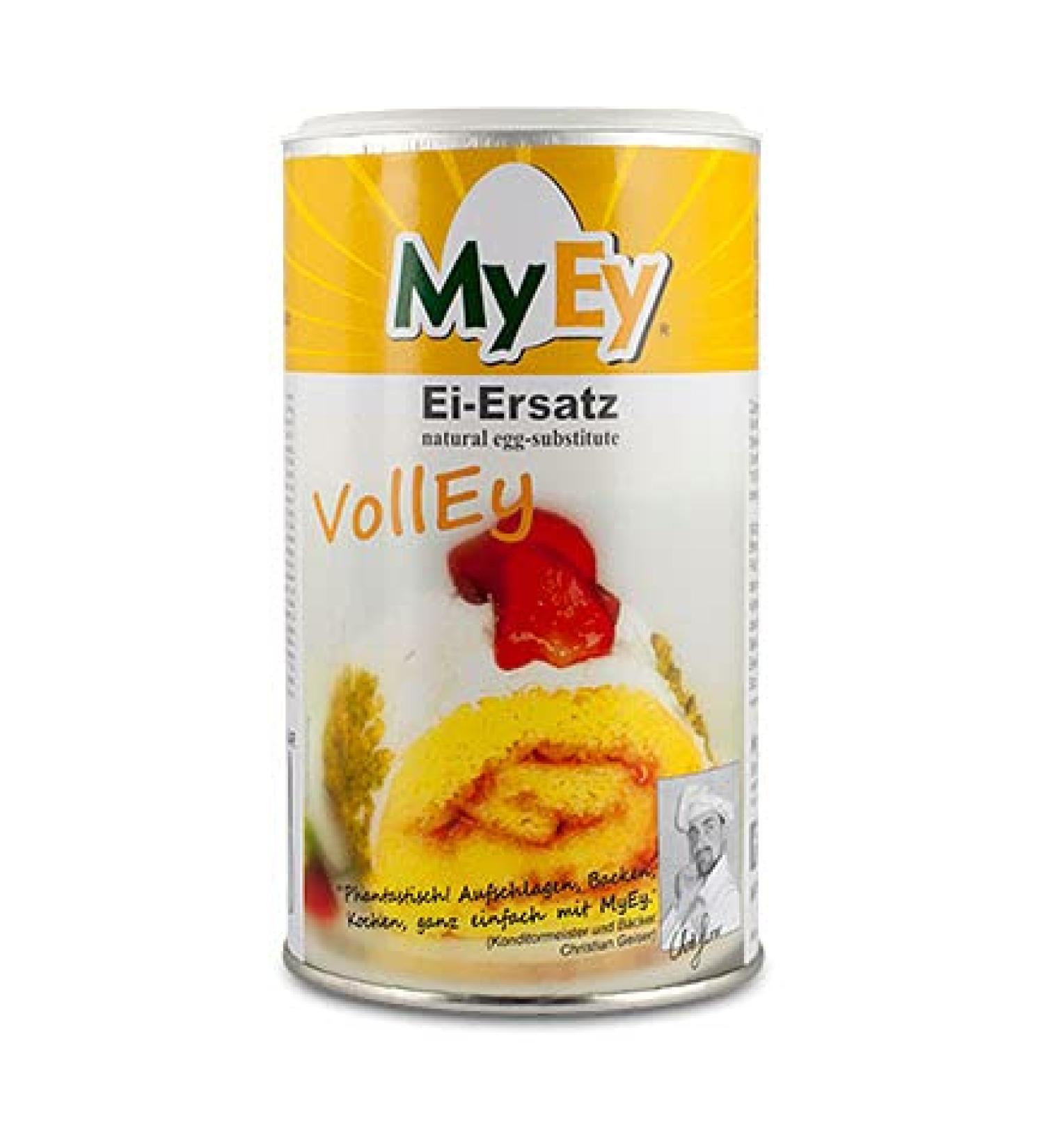 MyEy VollEy egg substitute natural & fully whippable universally applicable lactose-free & vegan pack of 3 (3 x 200 g)