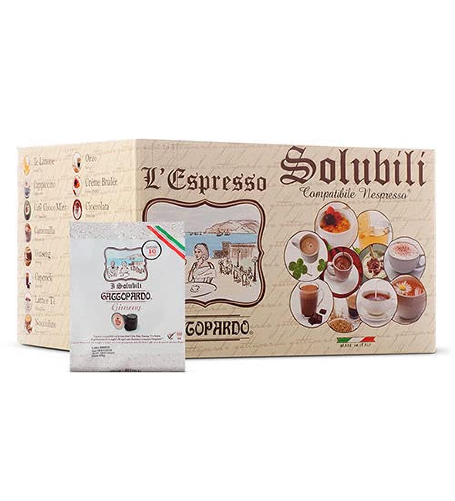 Toda caff Nespresso Ginsengcapsules 160 capsules Gattopardo