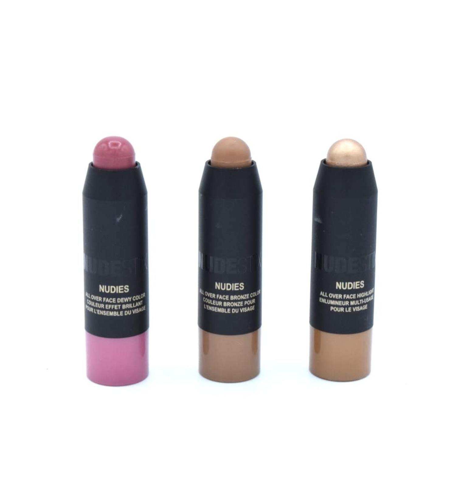 Nudestix Roses N' Honey Nudes LipStick Set - Bohemian Rose, Bondi Bae, Hey Honey - Buy Online on GoSupps.com
