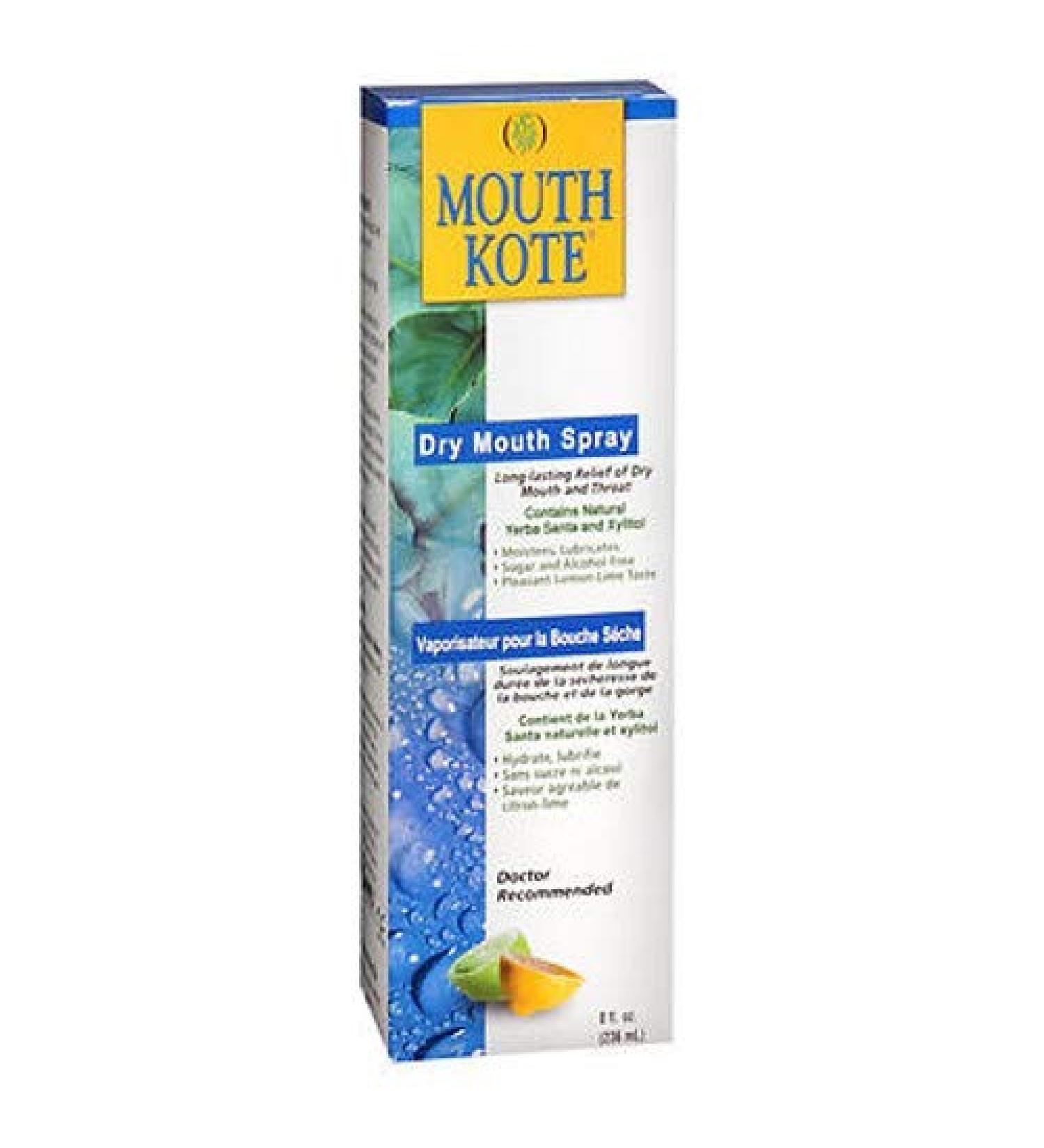 Mouth Kote Mouth Kote Oral Moisturizer Spray 8 oz (Pack of 2)