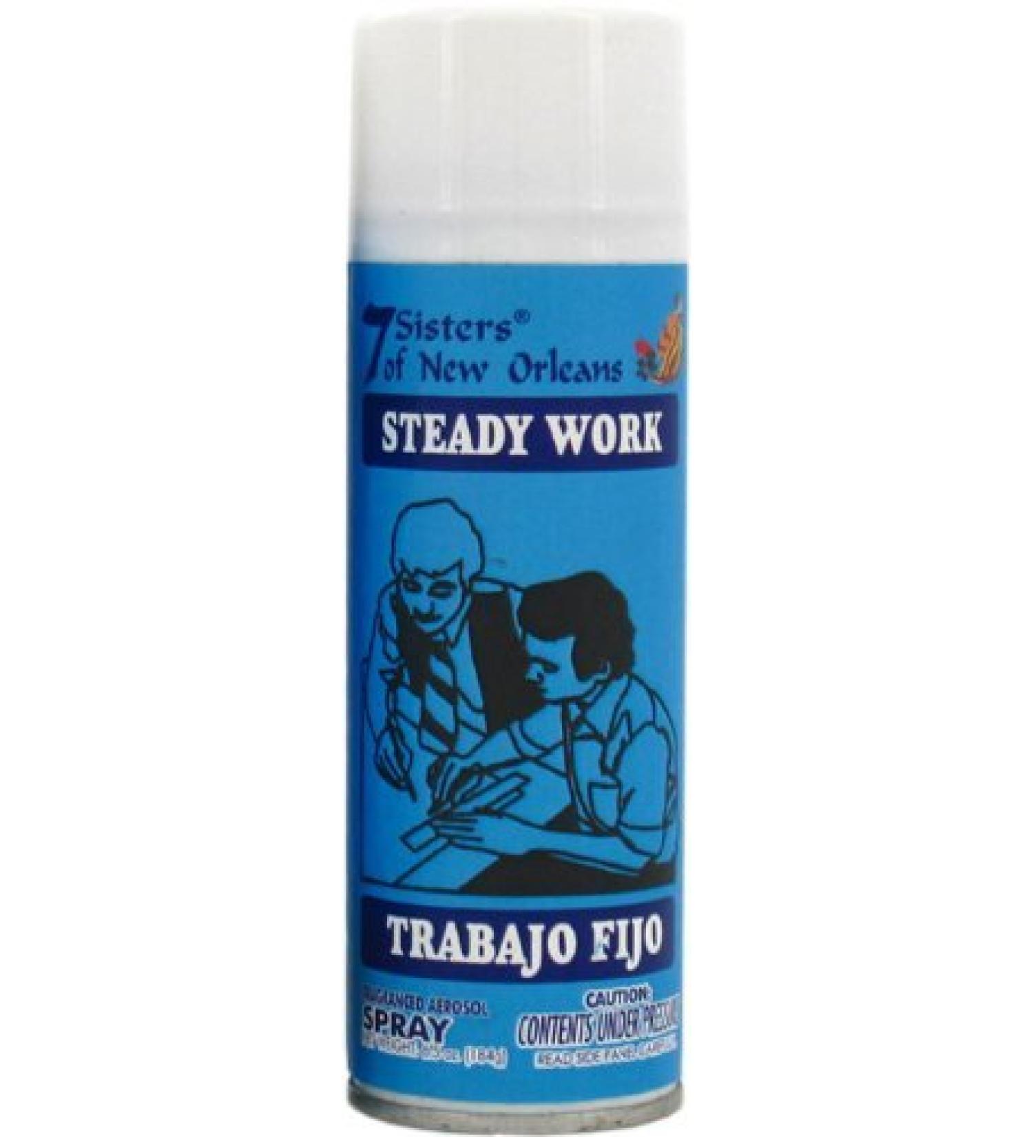 7 Sisters of New Orleans Aerosol Spray - Steady Work - Trabajo Fijo