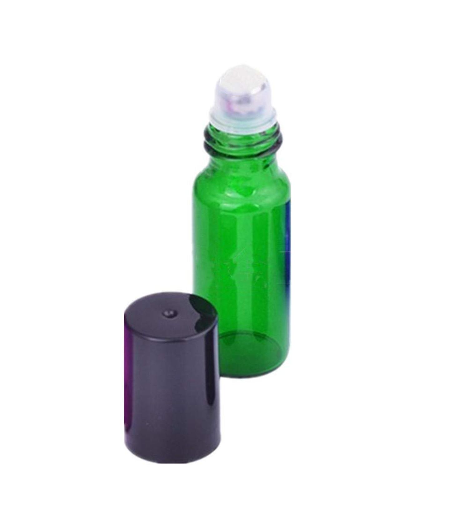 XD E-commerce 10ml Refillable Glass Essential Oil Roller Bottle - Perfect for Travel & Home | Empty Roll-On for Essential Oils - Buy Online on GoSupps.com