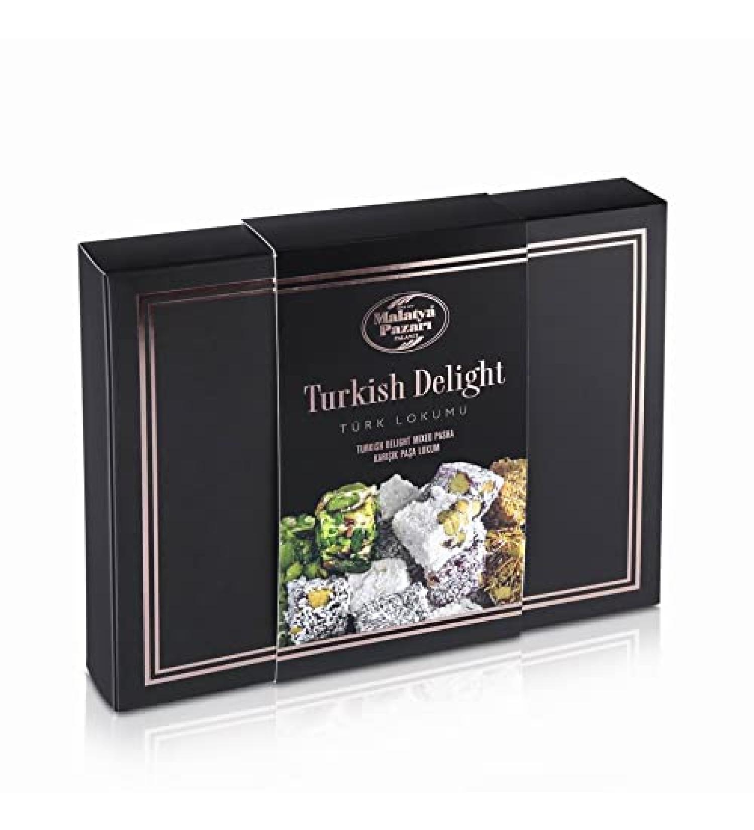 Palanci Turkish Sweets Mix | Premium Lokum & Mini Lokum 400g | Vegan Jelly Fruit with Pistachios Hazelnut Chocolate | Authentic Oriental Delight Since 1870 - Buy Online on GoSupps.com