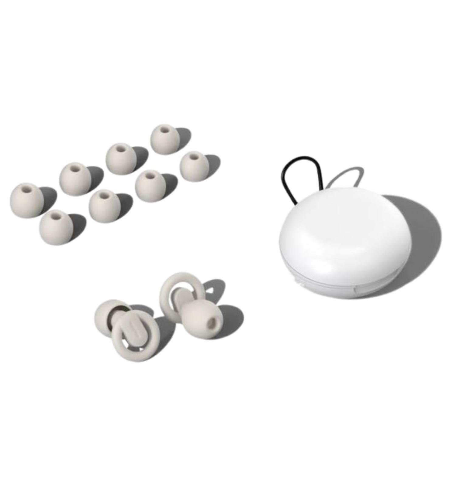 Ultra-Comfy Reusable Earplugs for Sleeping | Customizable Hearing Protection | 25-35dB Noise Reduction | Flexible Travel & Focus Earplugs - Tan Medium - Buy Online on GoSupps.com