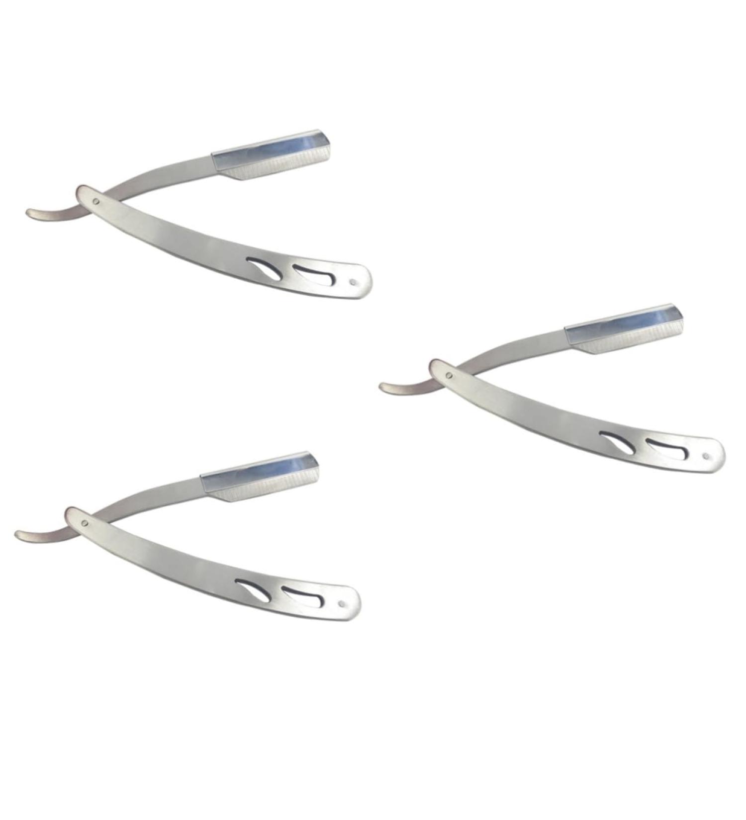 Beavorty 3pcs Stainless Steel Manual Razor Set for Men - Premium Shaving Kit | International Shipping Available - Buy Online on GoSupps.com