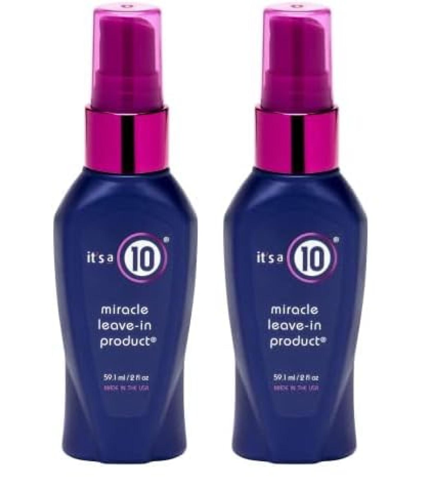 It's a 10 Haircare Miracle Leave-In Product 2 fl. oz. (Pack of 2) 2 Fl Oz (Pack of 2)