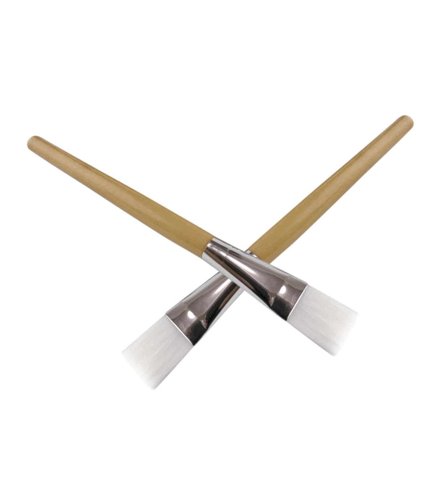 Set of 2 Brush DIY Moisturising Cream Brush Clay Bamboo - Buy Online on GoSupps.com