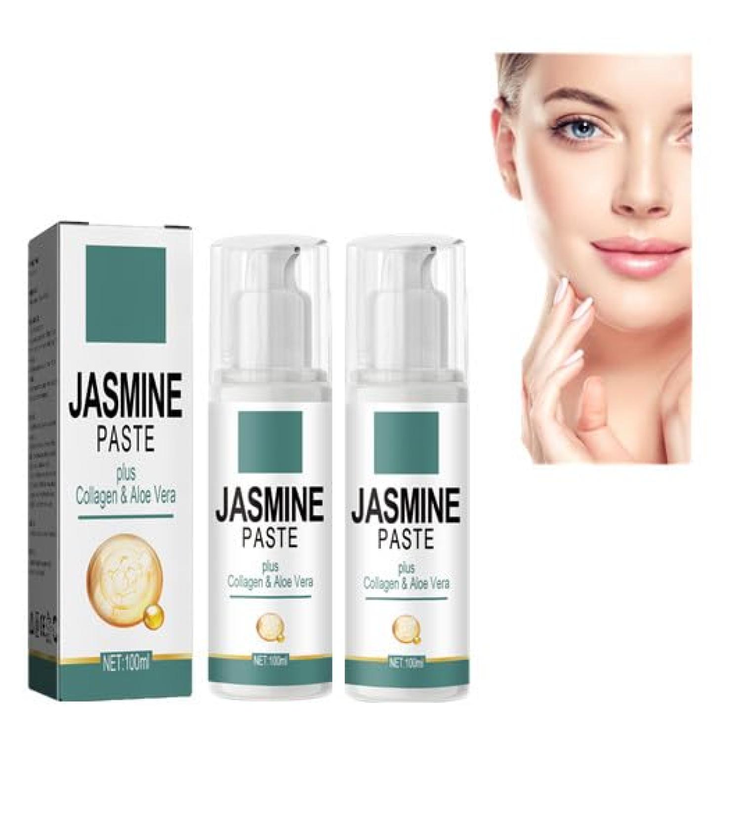 Jasmine Ointment for Dark Circles & Wrinkles | 2PC Eye Cream with Collagen & Aloe - Buy Online on GoSupps.com