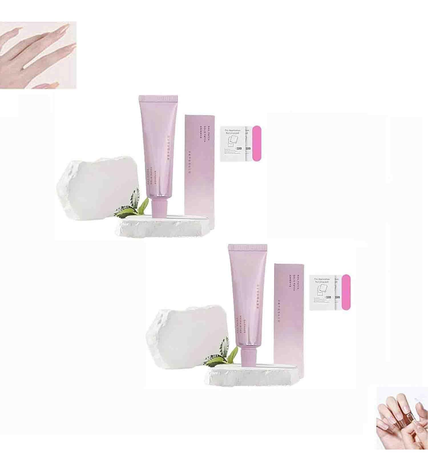LvCCLp Upgrade Lazyfun Solid Nail Glue Solid Glue Gel for Nails Solid Patch Glue Nail Adhesive Quick Drying for Women Super Strong Nail Glue Long Lasting Nail Art Salon 2pcs - Buy Online on GoSupps.com