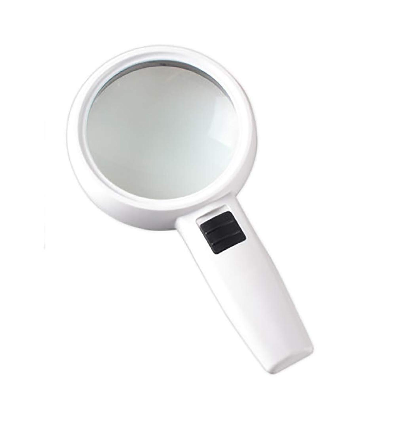 Magnifying Glass - High Magnification Handheld Magnifying Glass with LED Lights HD Children Primary School Elderly Viewer Portable Magnifying Glass - Multiple: 30 Times Good Times - Buy Online on GoSupps.com
