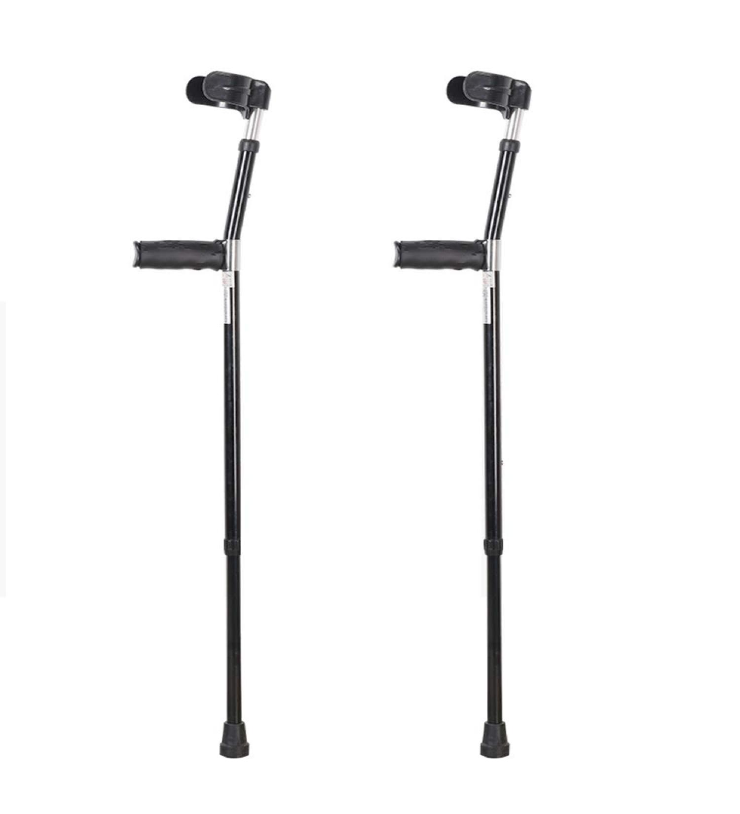 Arm Cuff Crutch Forearm Crutches Balancing Mobility Aid Retractable and Adjustable Collapsible Cane for Elderly Disabled Walking Stick Shock Absorber 1 Pair Warm Life - Buy Online on GoSupps.com