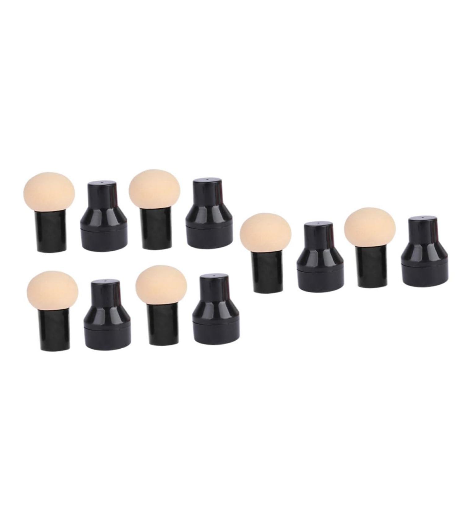 Buy 6pcs Mushroom Head Powder Puff Set - Fluffy Makeup Sponge for Face & Cream - Women's Cosmetic Tools - Buy Online on GoSupps.com