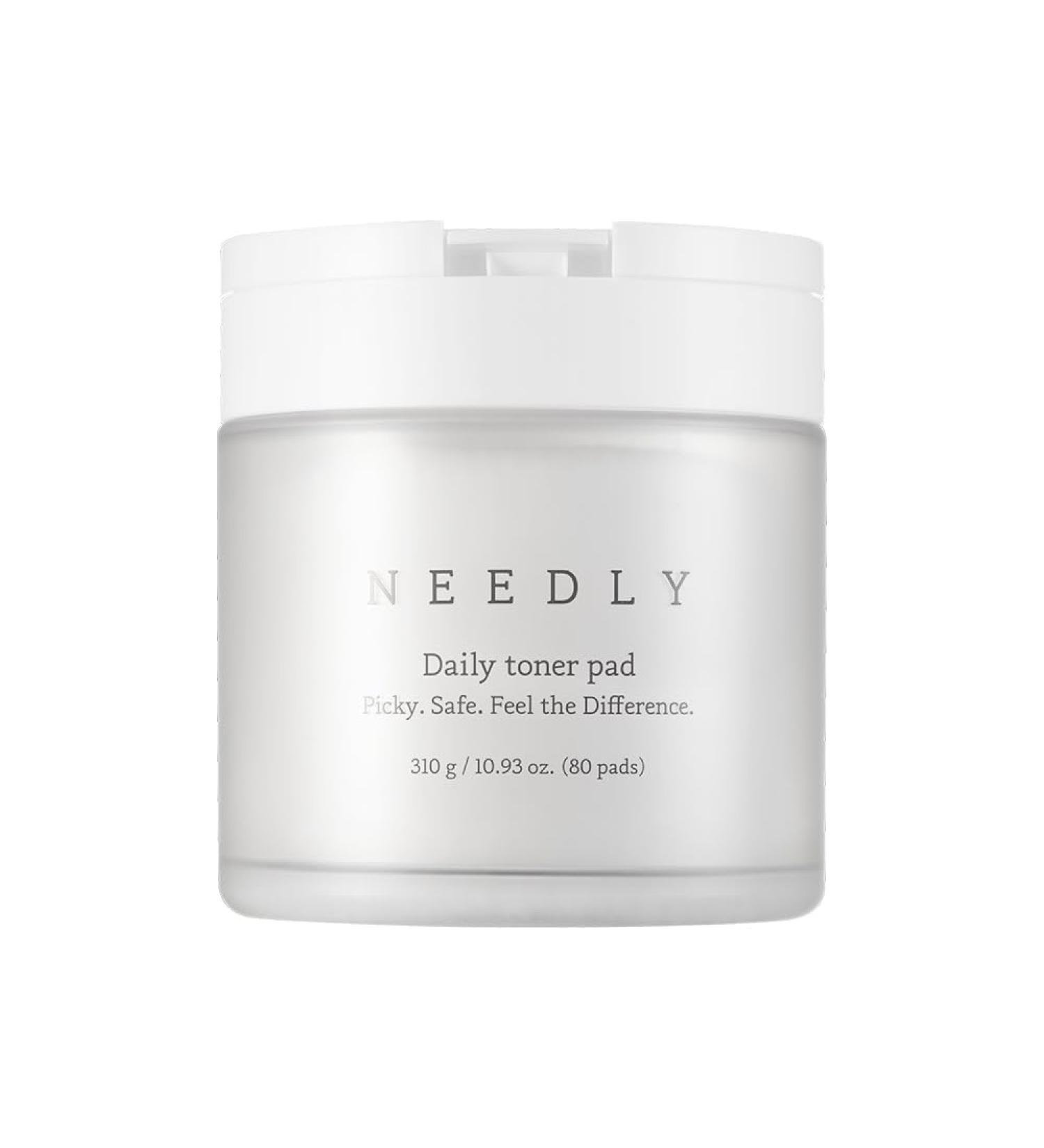 Needly Daily Toner Pad I Exfoliating Pads for Face with BHA & PHA(80 Pads) Deep Hydration Pore Minimizer for Face Centella Tea Tree High Volume Essence Extra Large Cotton Pad Korean Skin Care Daily Toner 80 Pad - Buy Online on GoSupps.com