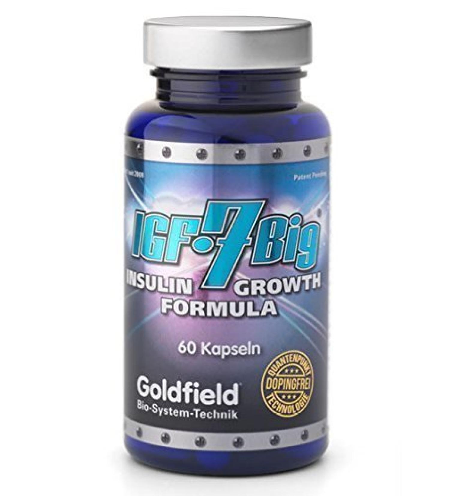 Goldfield IGF 7 BIG - Muscle Building Booster Strength Endurance Blaster/Potency and Metabolism - 60 Capsules