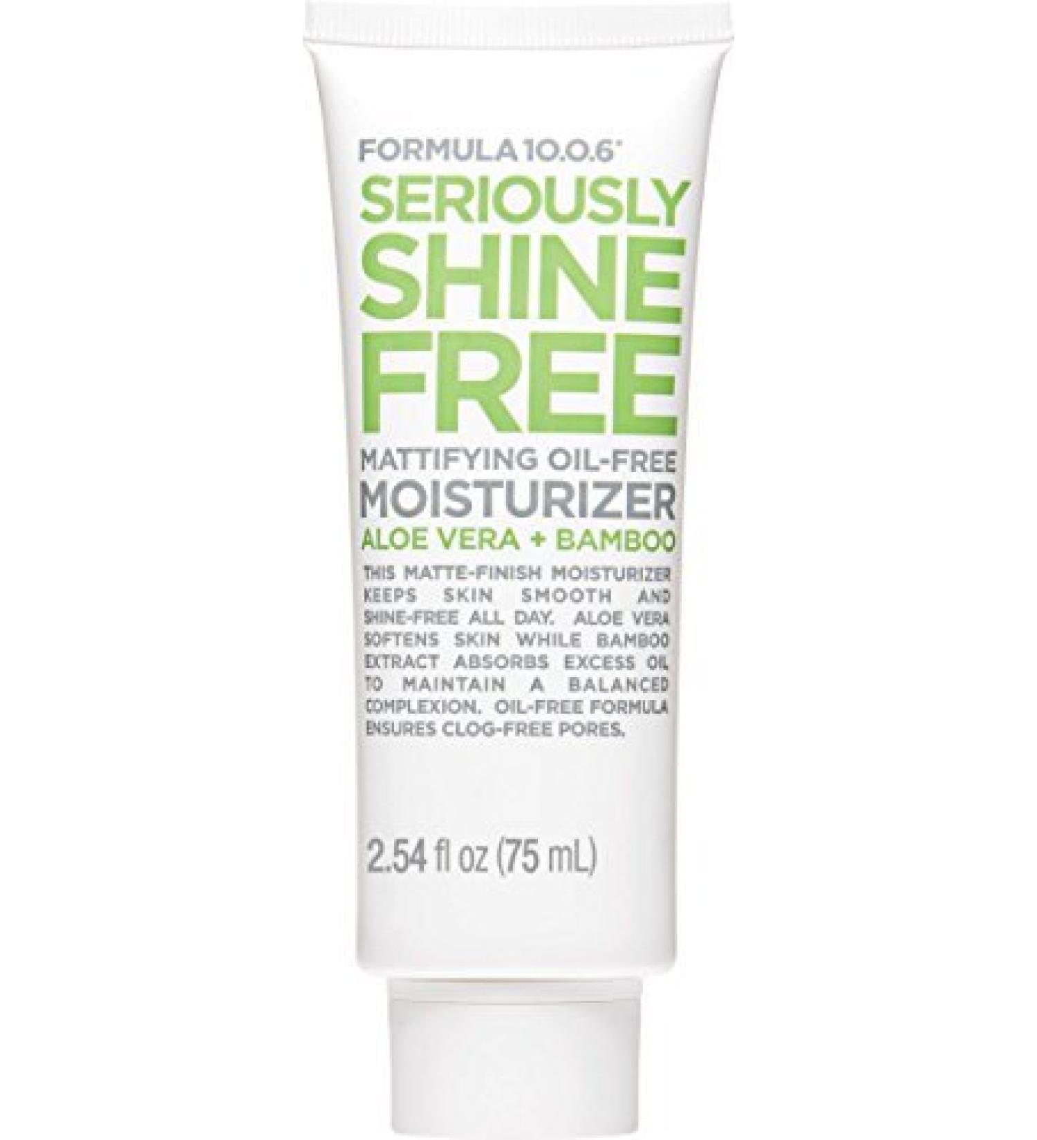 Formula 10.0.6 Seriously Shine Free Mattifying Oil-Free Moisturizer 2.54 fl oz (75 ml)