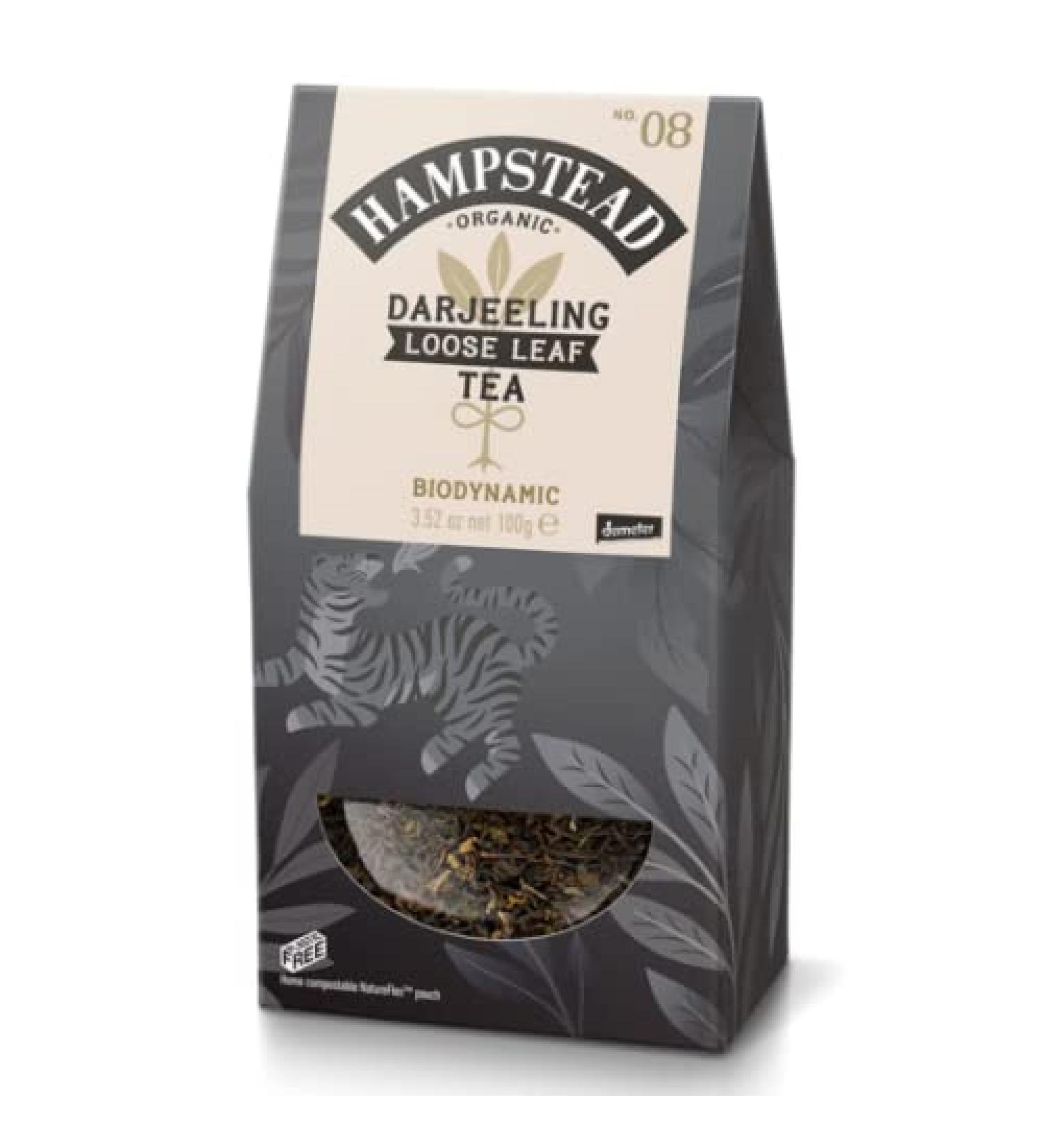 Hampstead Tea Organic Fairtrade Darjeeling Loose Leaf Tea (100g)