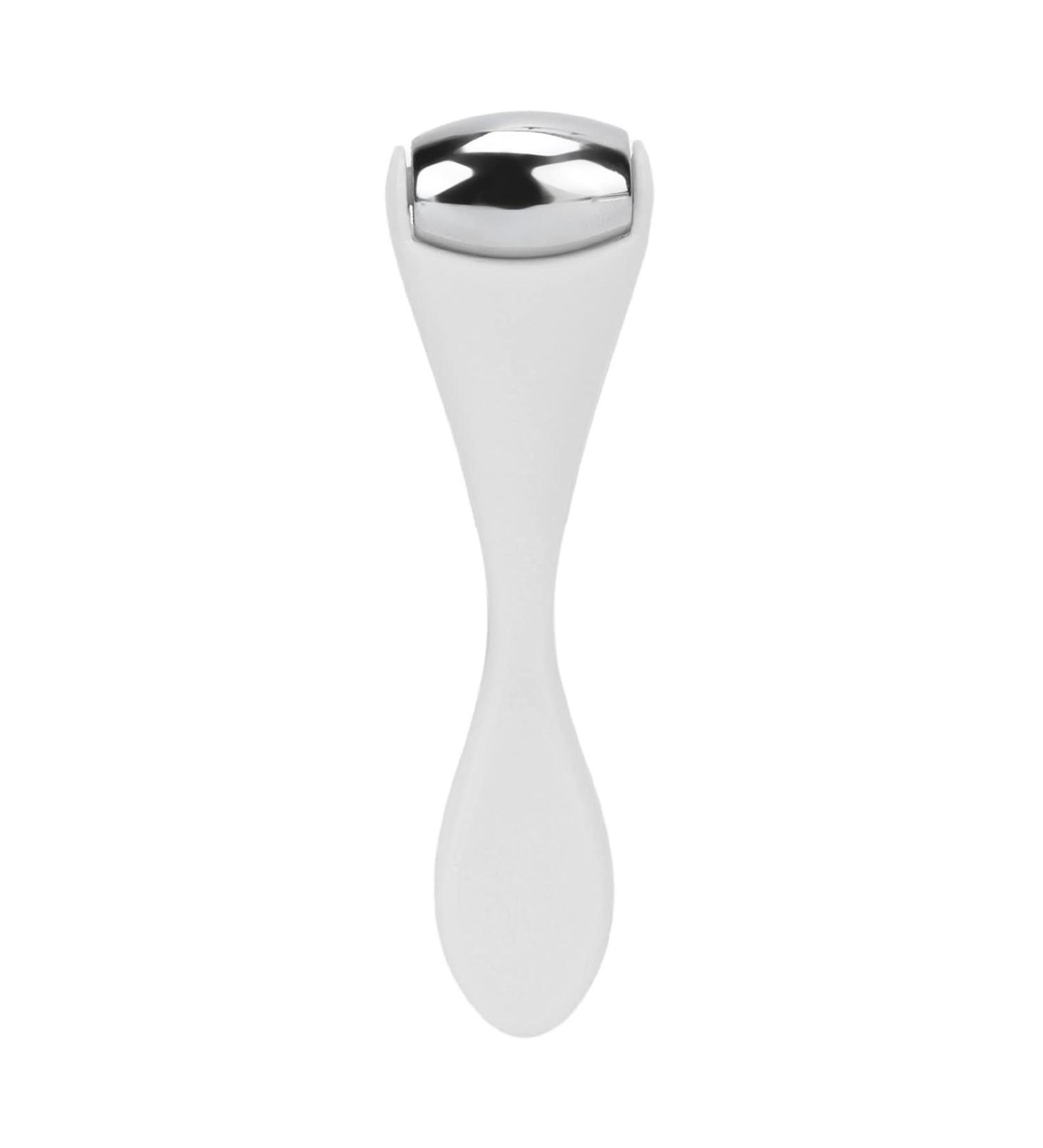 Mini Stainless Steel Eye Ice Roller | Reduce Wrinkles | Handheld Skin Care Tool (White) - Buy Online on GoSupps.com