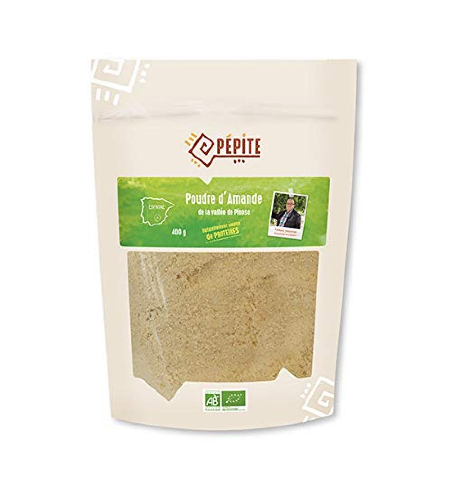 Nugget - Organic Pinoso Valley Almond Powder - 400 G - Sold per unit - Buy Online on GoSupps.com