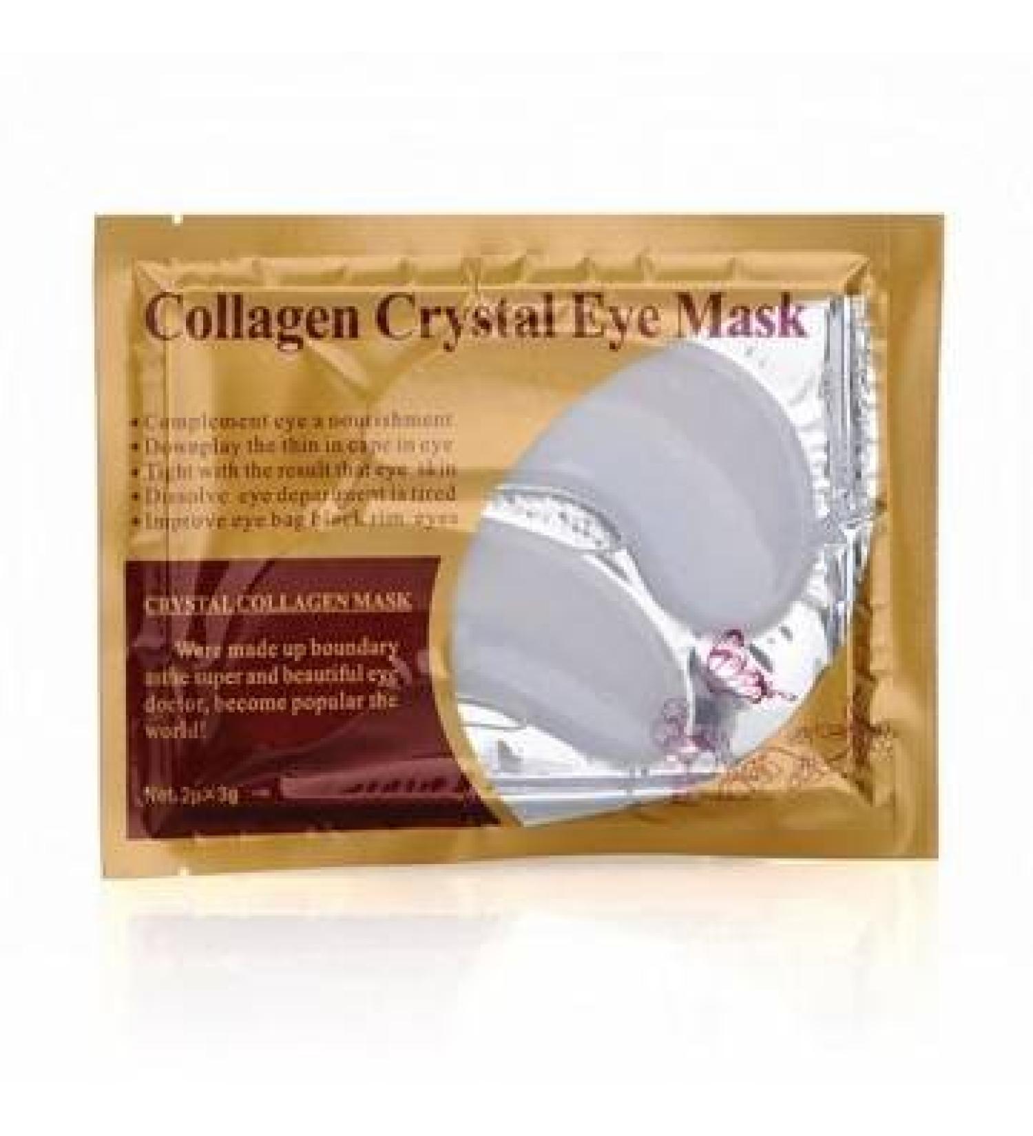 Shop 15 Pairs of Collagen Crystal Eye Masks | Anti-Wrinkle Eye Pads with Hyaluronic Acid | Best Quality from Schlupflid weg - Reduce Under Eye Bags Today! - Buy Online on GoSupps.com