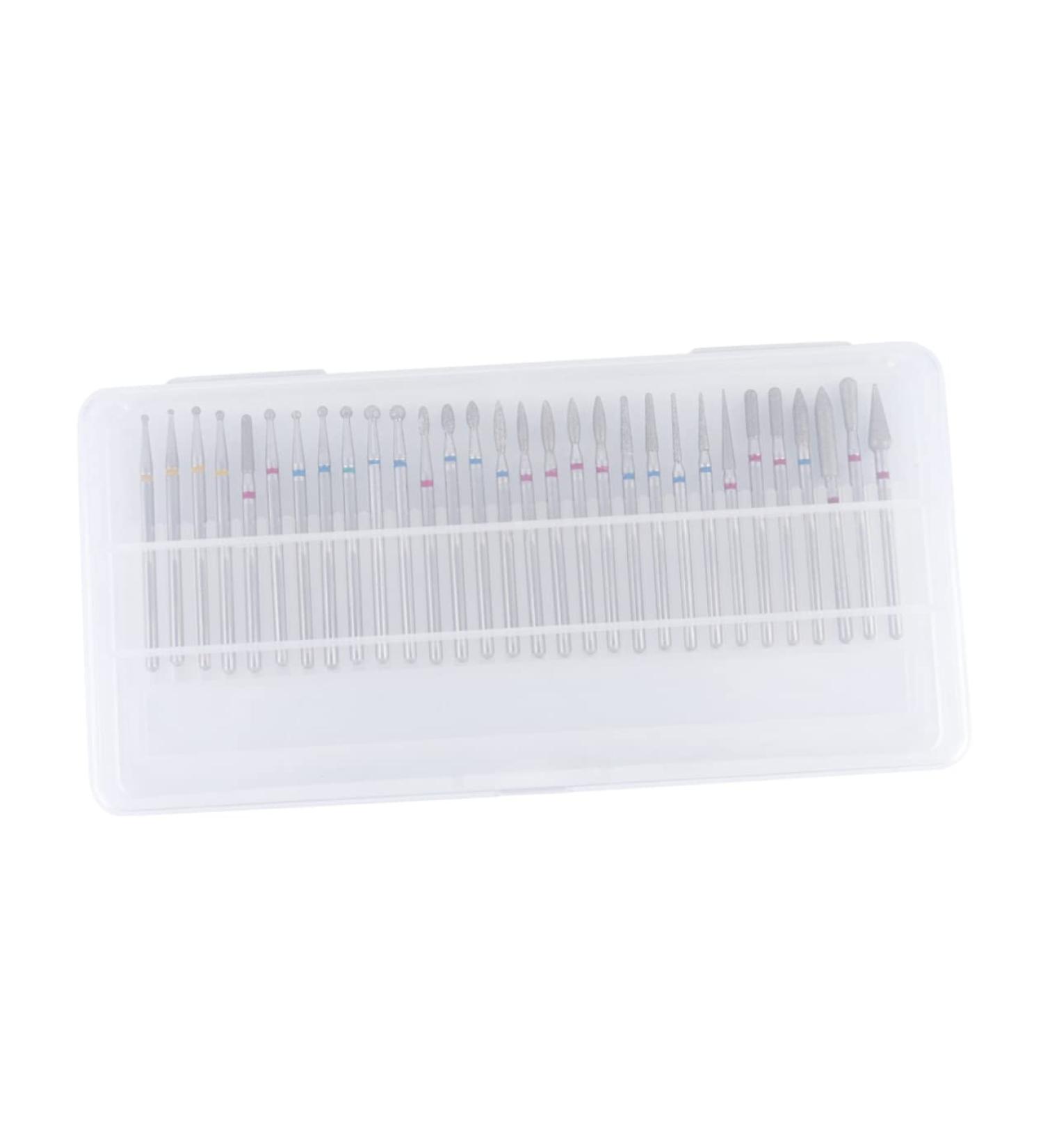 minkissy 1 Box Acrylic Nail File Drill Bit Cylinder Head Nail Art Kit Grinding Head for Nail Grinding Head Polisher Nail Care Polishing Drill Nail Goue Nail Drill To Rotate Manicure Suite - Buy Online on GoSupps.com