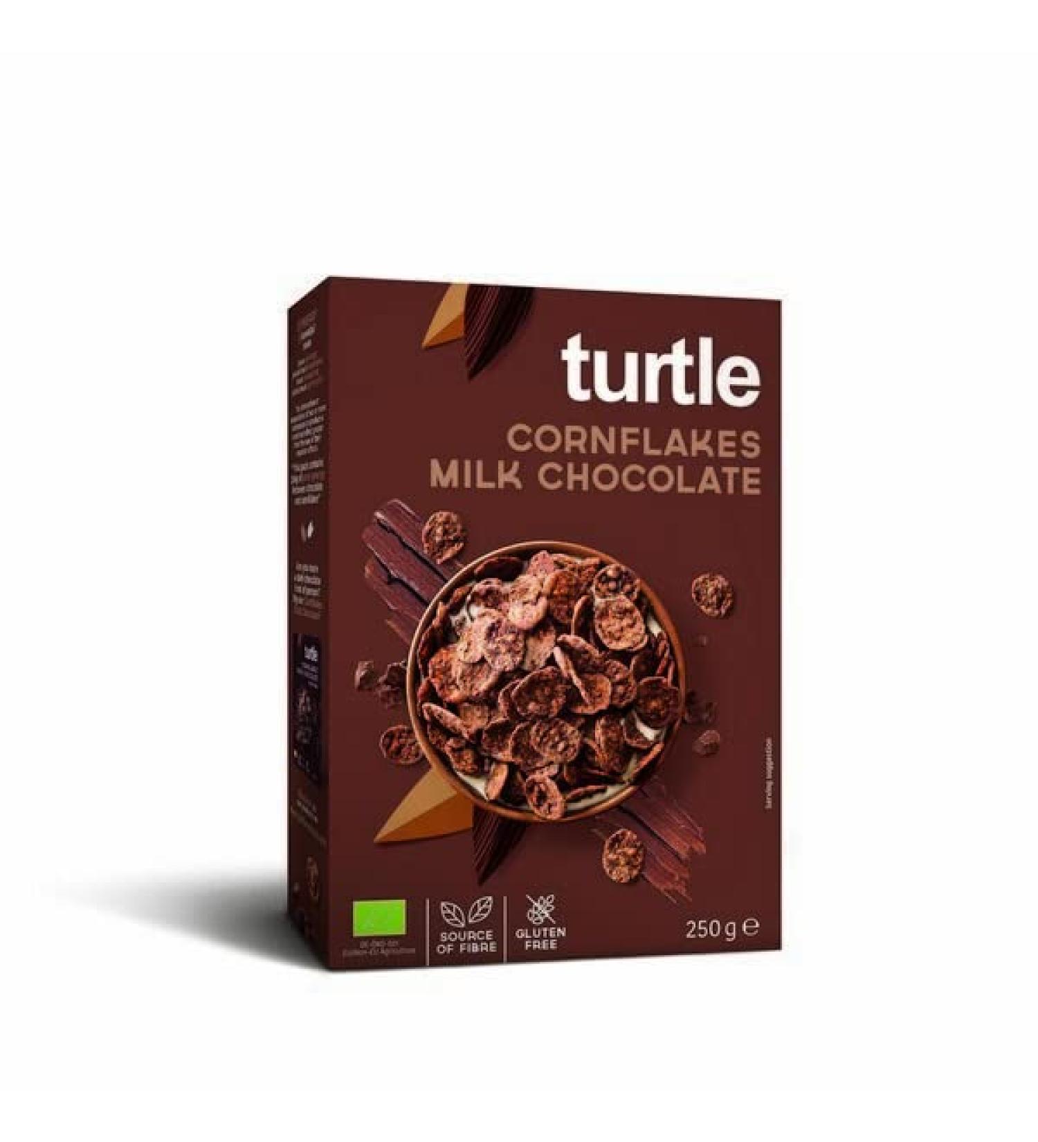 CORNFLAKES CHOCOLAT AU LAIT SANS GLUTEN 250G TURTLE UNIT  - Buy Online on GoSupps.com
