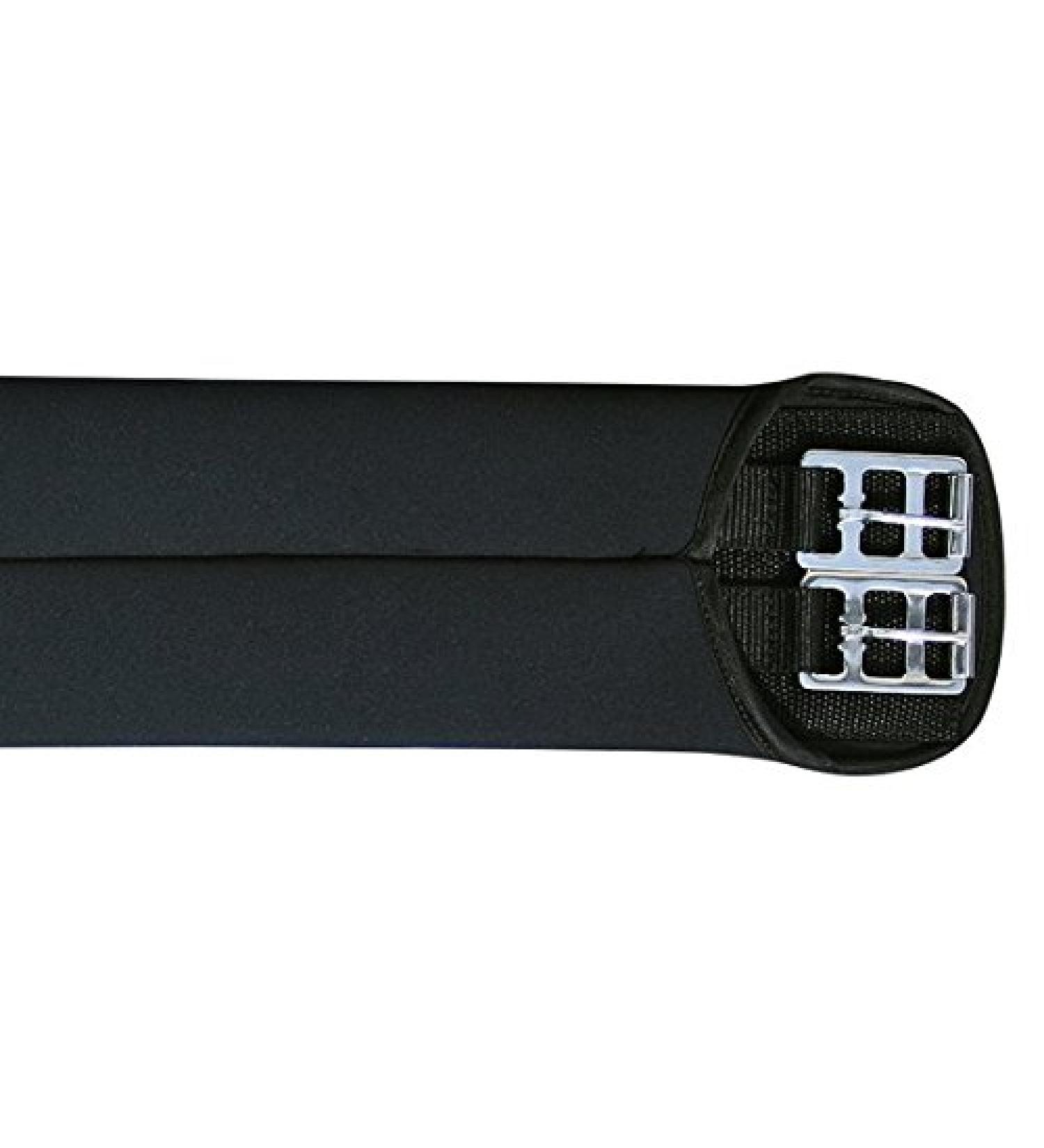 HKM 4000315044801 Softoprene saddle girth9100 black120 120 Black