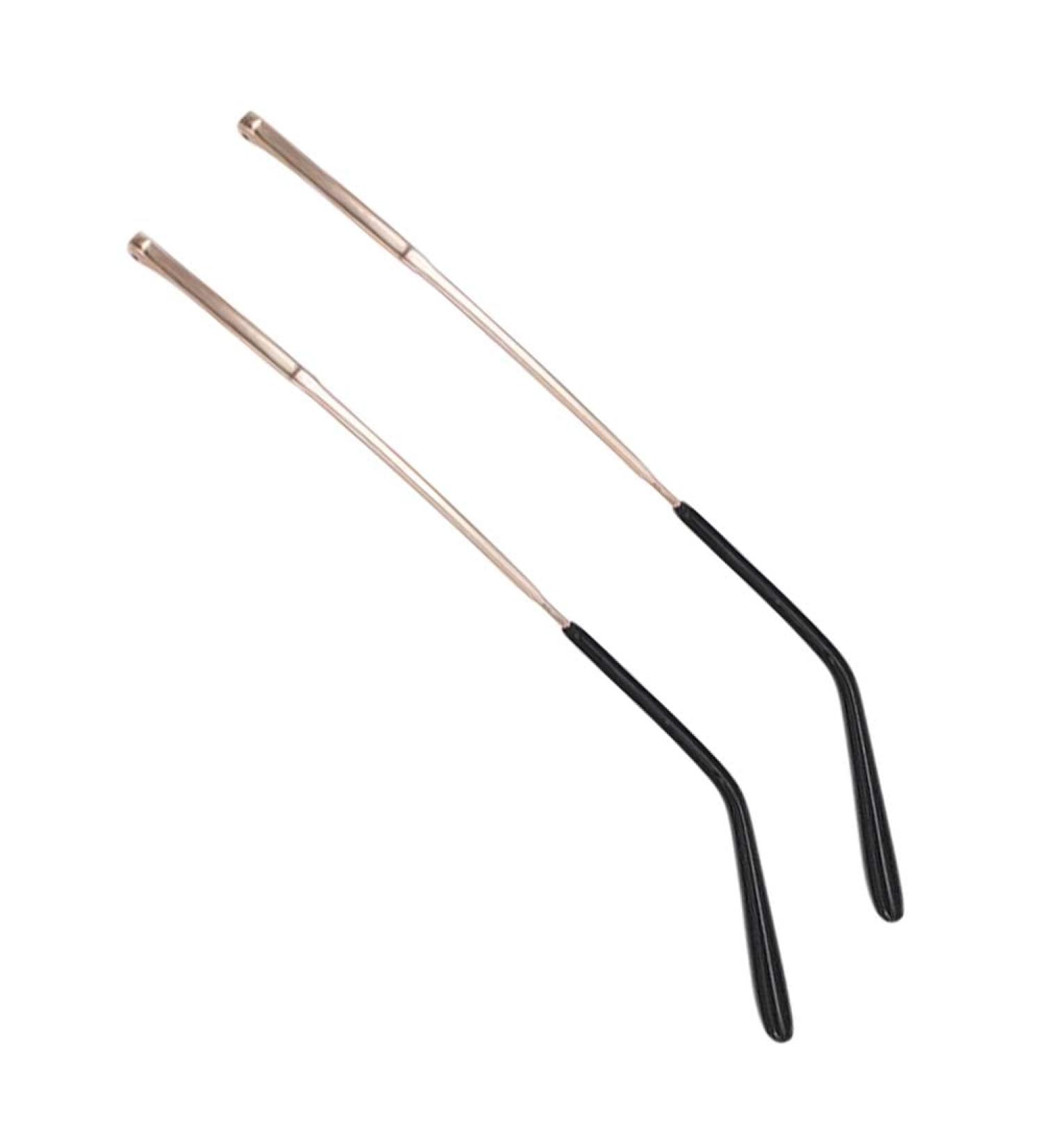 Rijpex Rose Gold Glasses Bone & Ear Bracket Holder | Metal Spare Parts for Sunglasses Frame Repair | Double Tooth Spacing 1mm - International Shipping - Buy Online on GoSupps.com