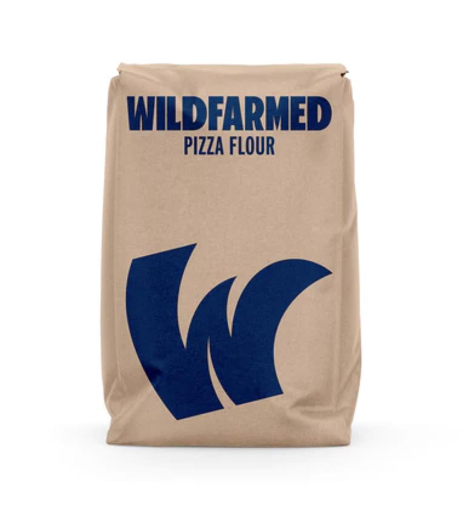Wildfarmed - Pizza Flour - Using Regenerative Farming - Sustainable Pizza Dough Making - Sourced by Woody Oven (1 x 1.5kg)
