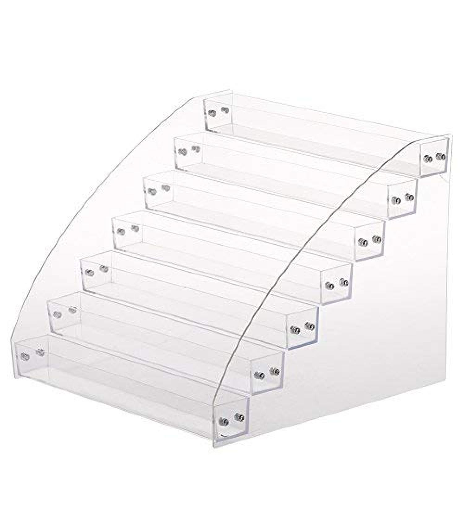 Buy Acrylic Nail Polish Display Stand - 6 Types 7 Layers Makeup Organizer for Perfect Storage | International Shipping Available - Buy Online on GoSupps.com