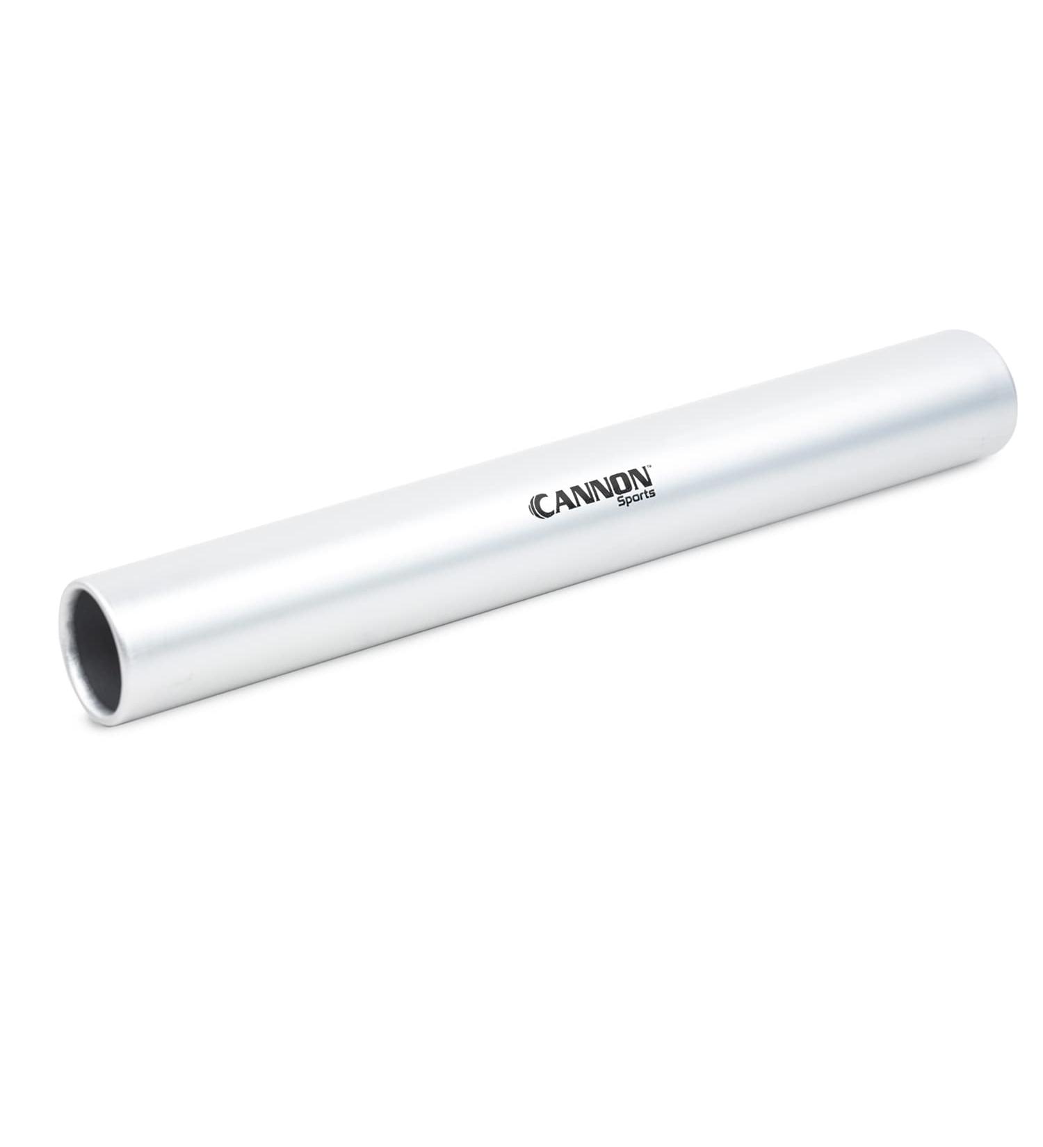 Cannon Sports Aluminum Track Relay Baton Silver