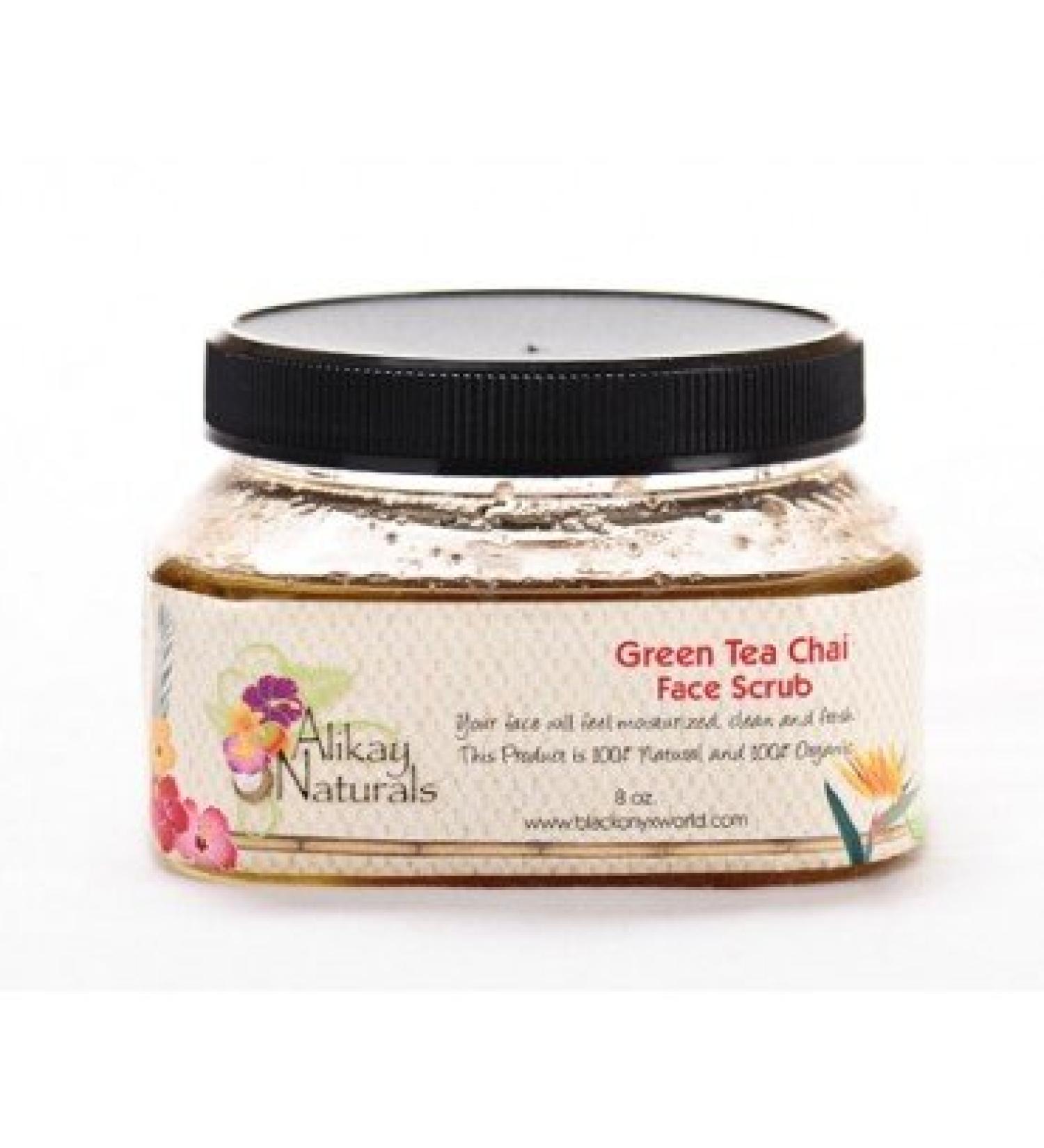 Alikay Naturals - Green Tea Chai Face Scrub 8oz