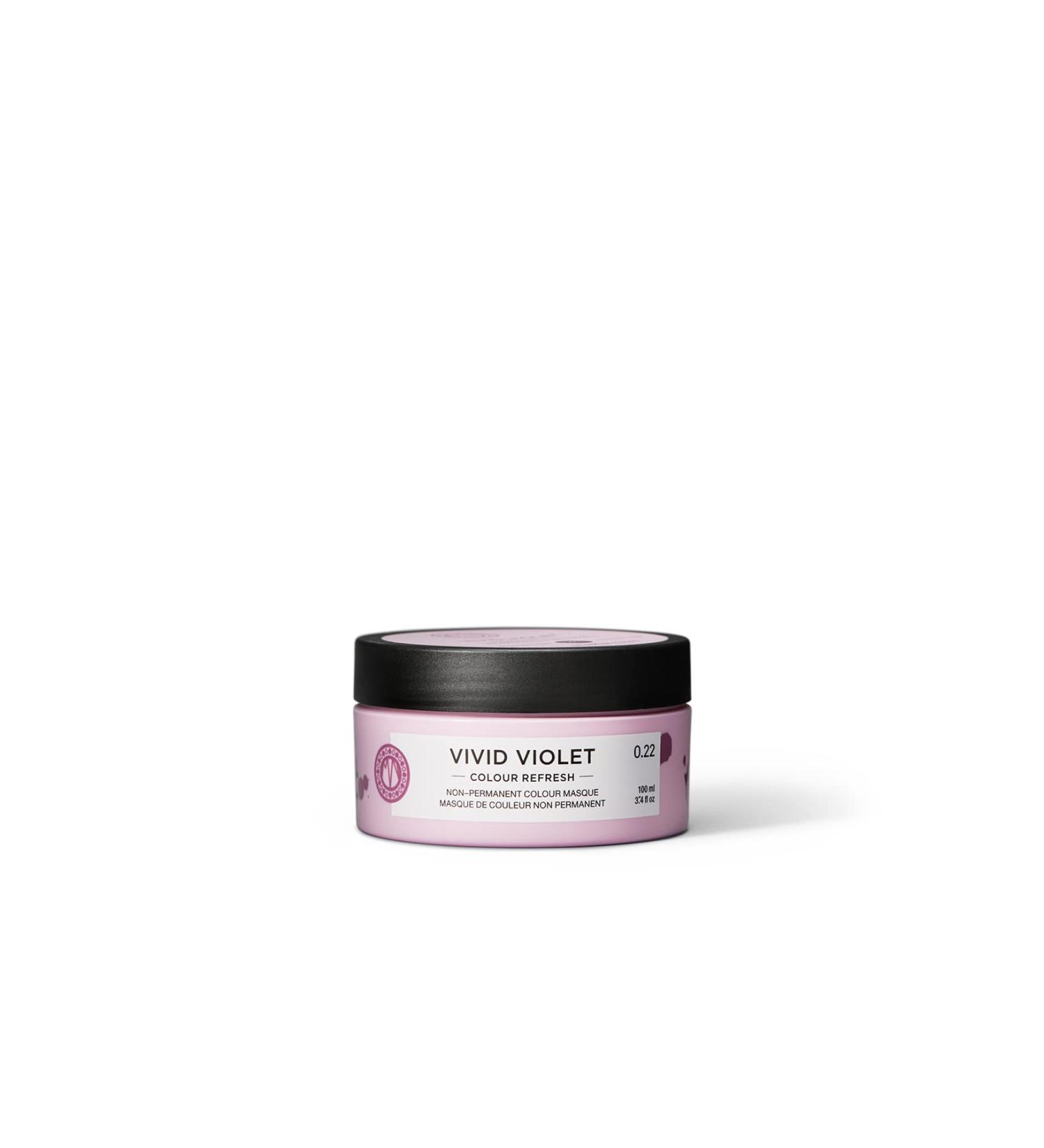 Maria Nila Colour Refresh Vivid Violet 100ml - Purple Hair Mask | Semi-Permanent Pigments | Vegan & Sulfate/Paraben Free - Buy Online on GoSupps.com