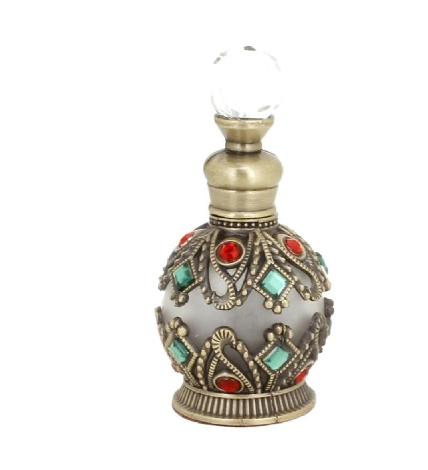 DFJOENVLDKHFE Glass Perfume Bottle Jewelry Enamel Fancy Crystal Perfume Bottle Refillable Empty Perfume Bottle (Size : Bronze 15ml Color : 15) - Buy Online on GoSupps.com