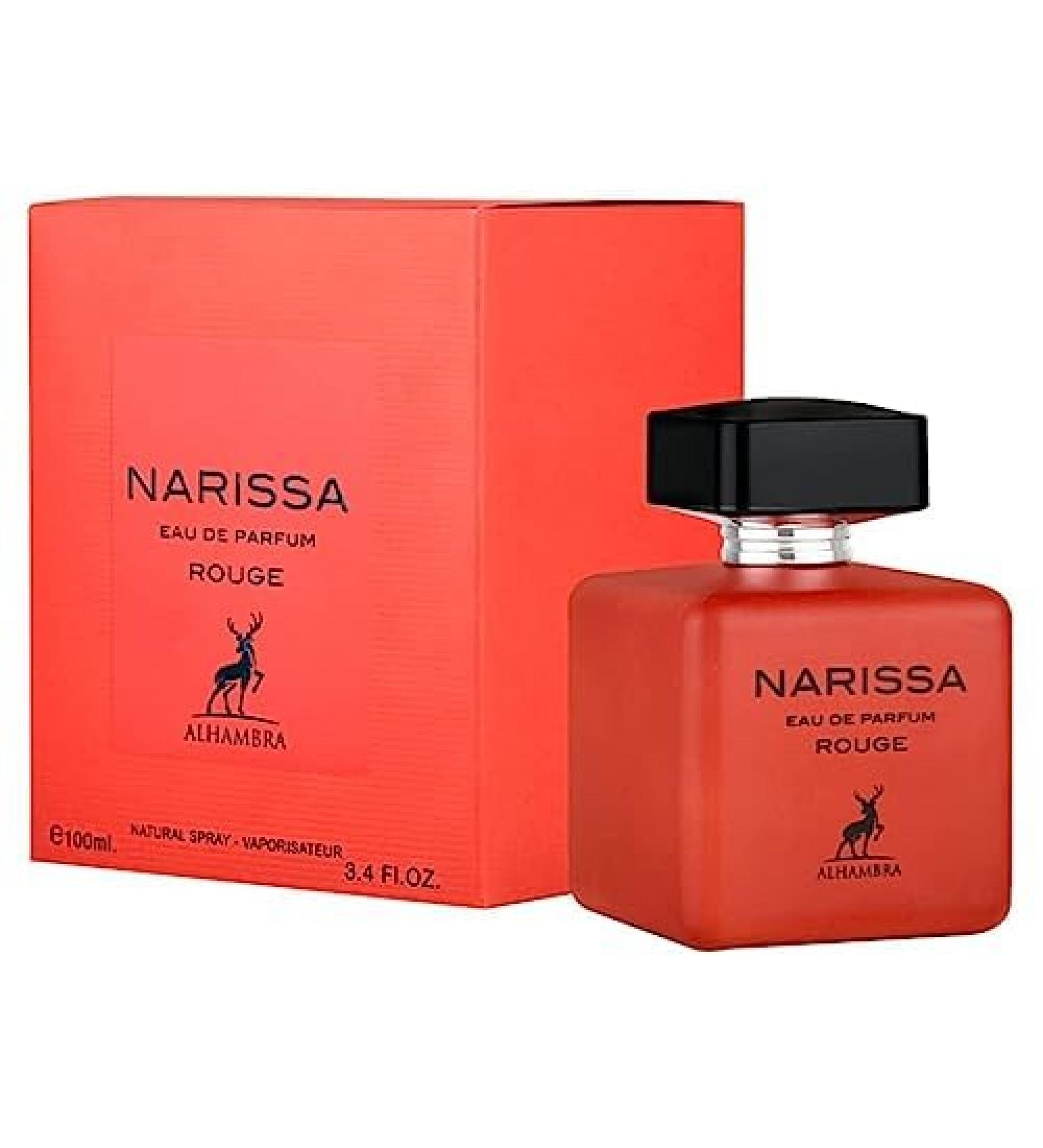 dk ALHAMBRA NARISSA ROUGE 100ml | LUXURY LONG LASTING FRAGRANCE | PREMIUM IMPORTED FRAGRANCE SCENT FOR MEN AND WOMEN | PERFUME GIFT SET | ALL OCCASION (Pack of 1)