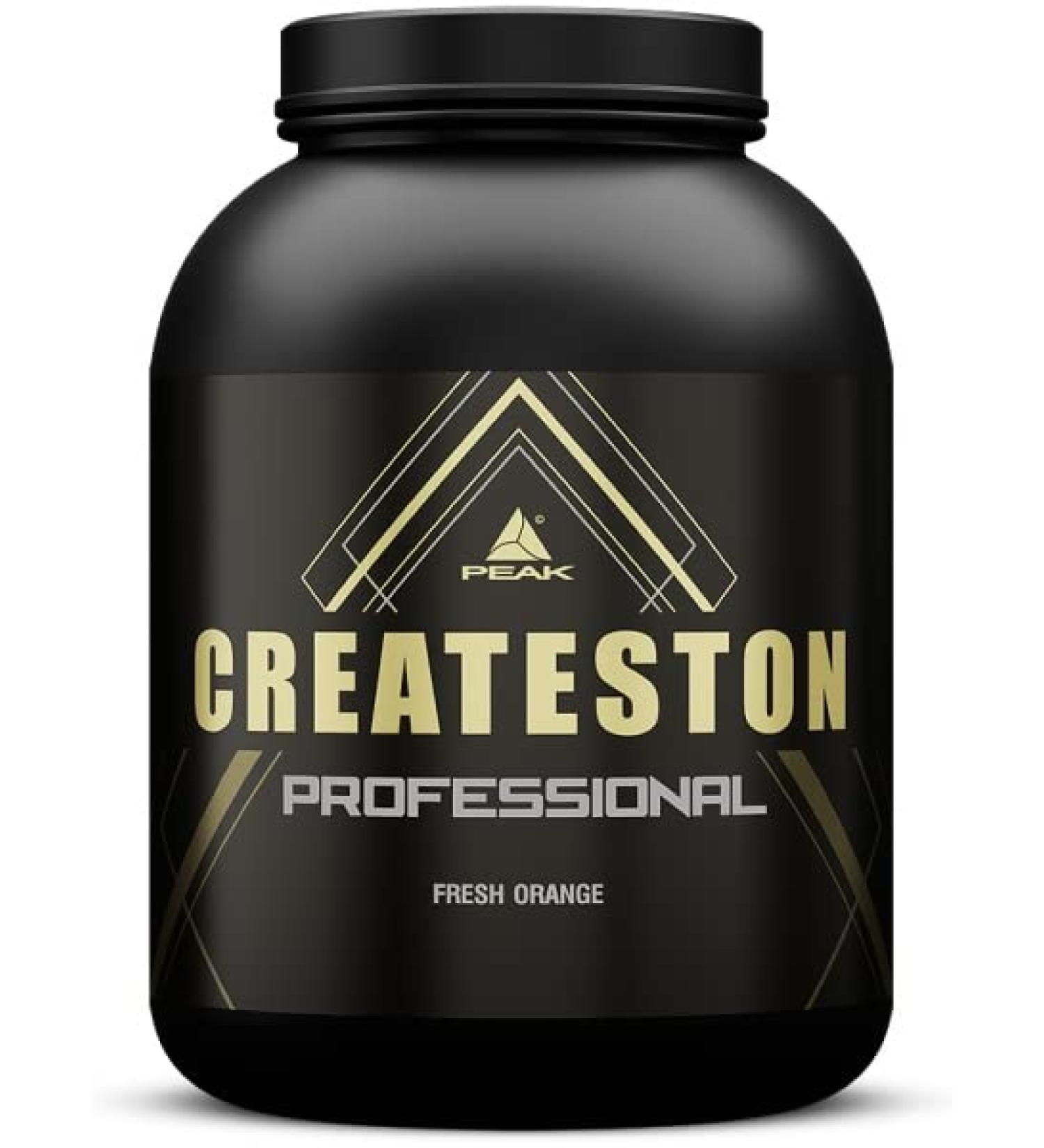 Peak Createston Professional 3150g - Fresh Orange | All-in-One Post-Workout | 90+ Key Substrates | Whey Hydrolysate & Isolate | Creatine AKG & Carbohydrate Matrix - Buy Online on GoSupps.com