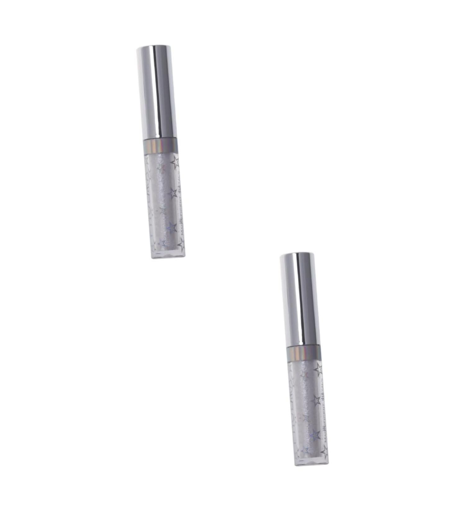 Didiseaon 2pcs Glow Eye Powder Shiny Star Light Eyeshadows Glitter Eyeliner Colorful Liquid Eyeliners Flash - Buy Online on GoSupps.com