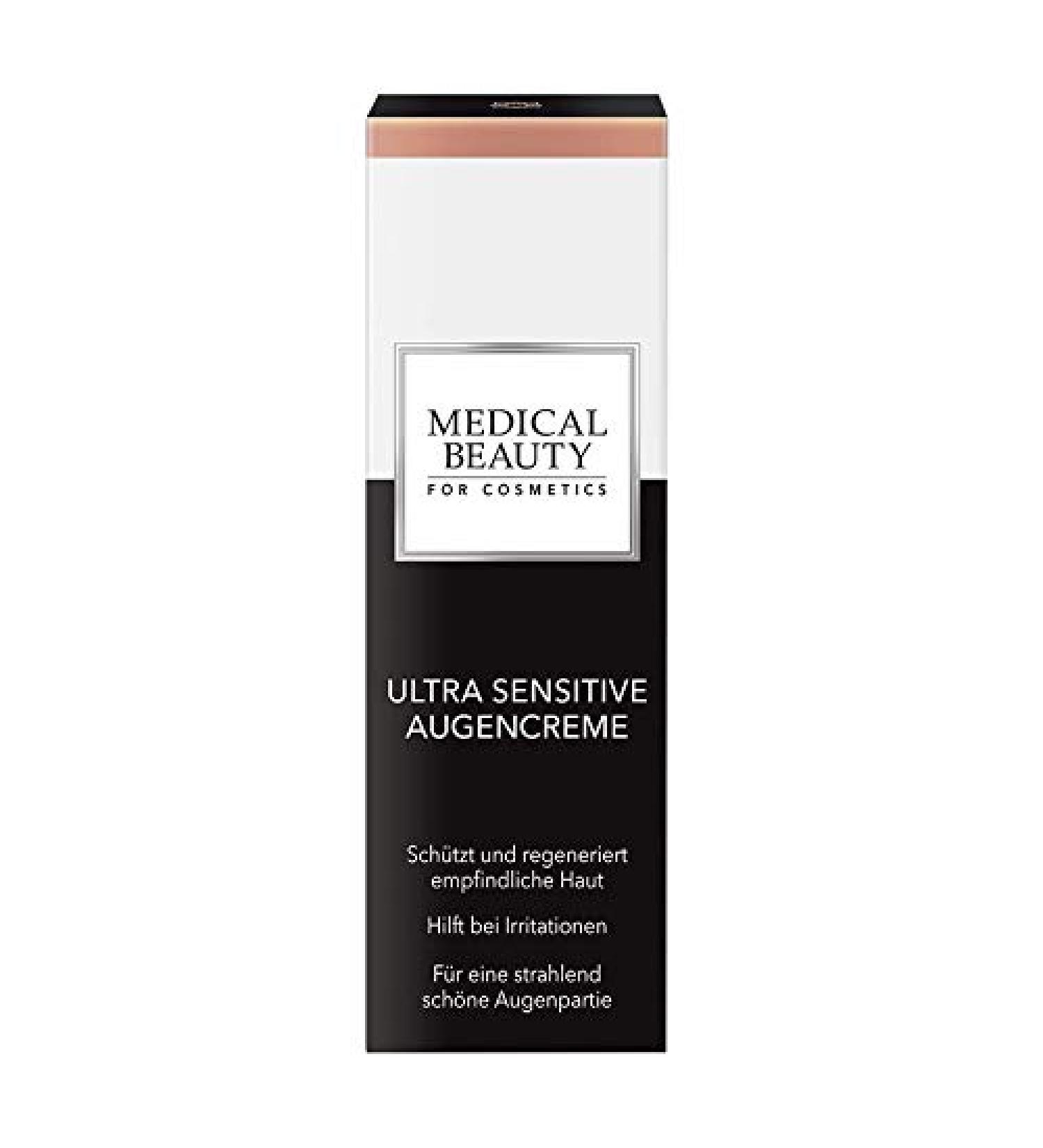 Medical Beauty Ultra Sensitive Eye Cream |Work against dark circles & tear bags |Soothed and regenerates sensitive skin |With skin identity ingredients |15 ml