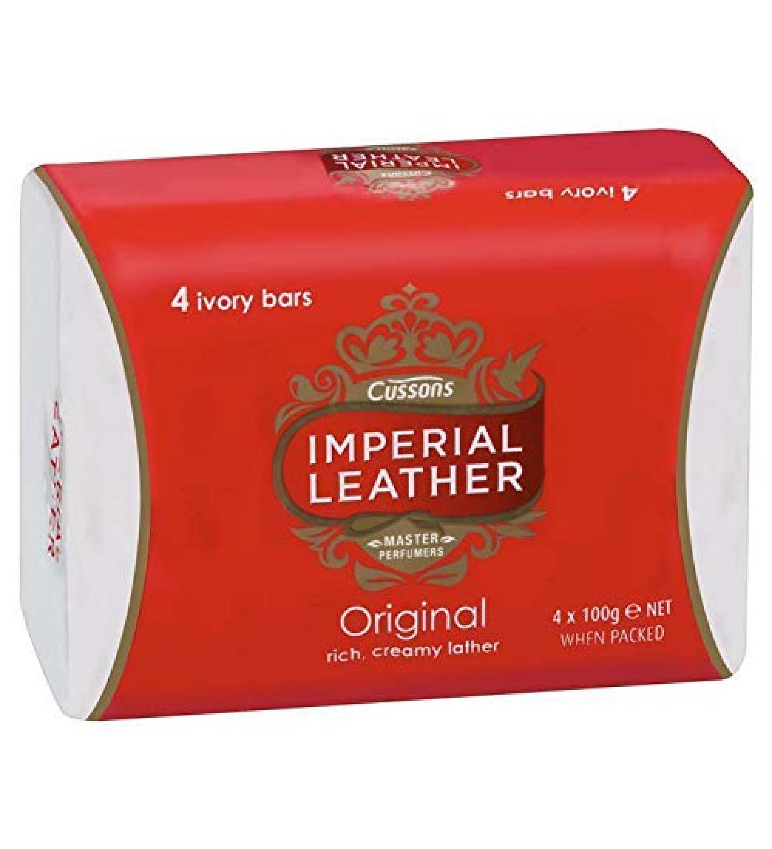Cussons Imperial Leather Original Bar Soap - 4 Pack