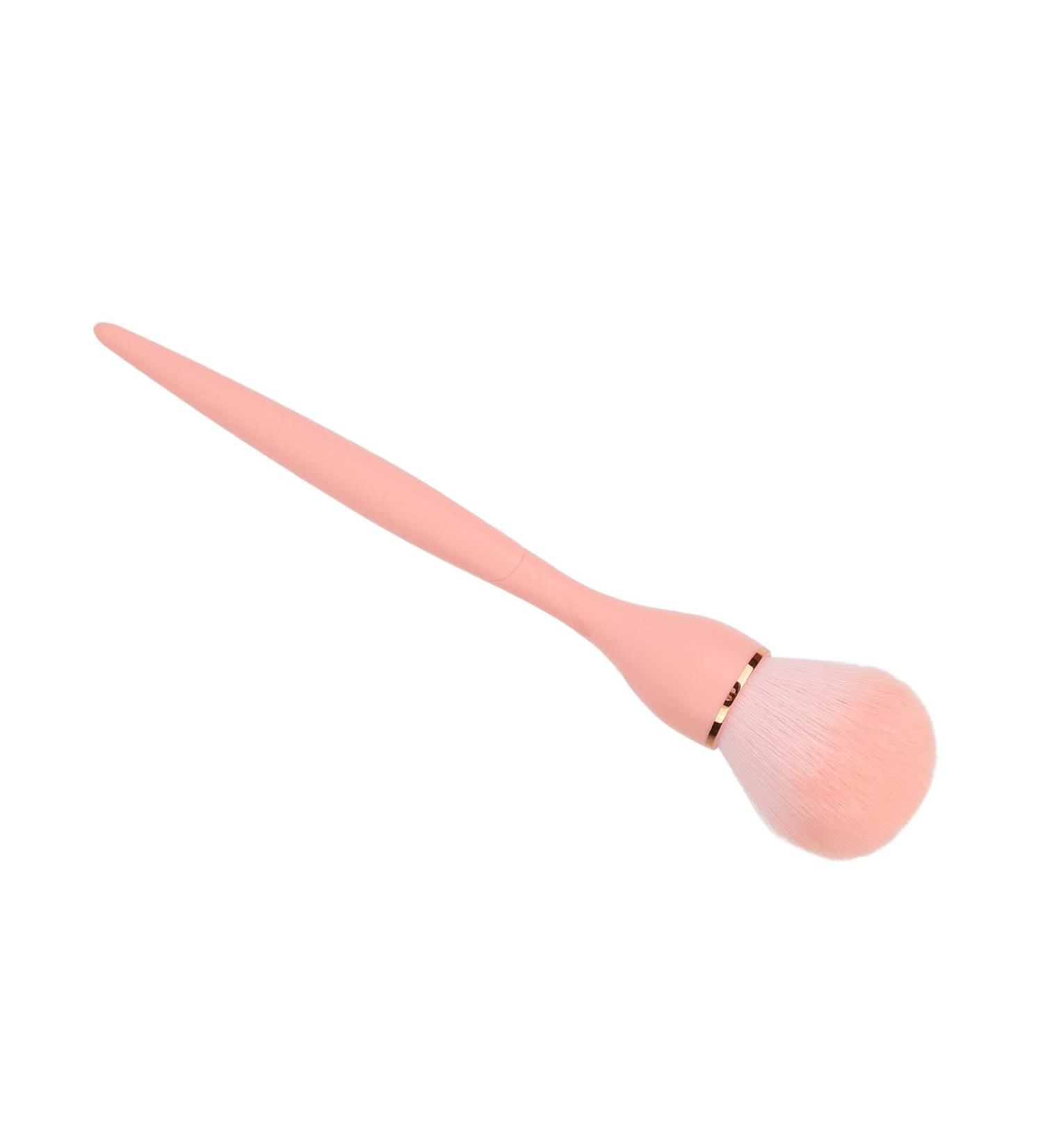 Blush Brush Powder Makeup Brush Safe Synthetic Fiber Cosmetic Tool Portable for Powder Room (Pink) - Buy Online on GoSupps.com