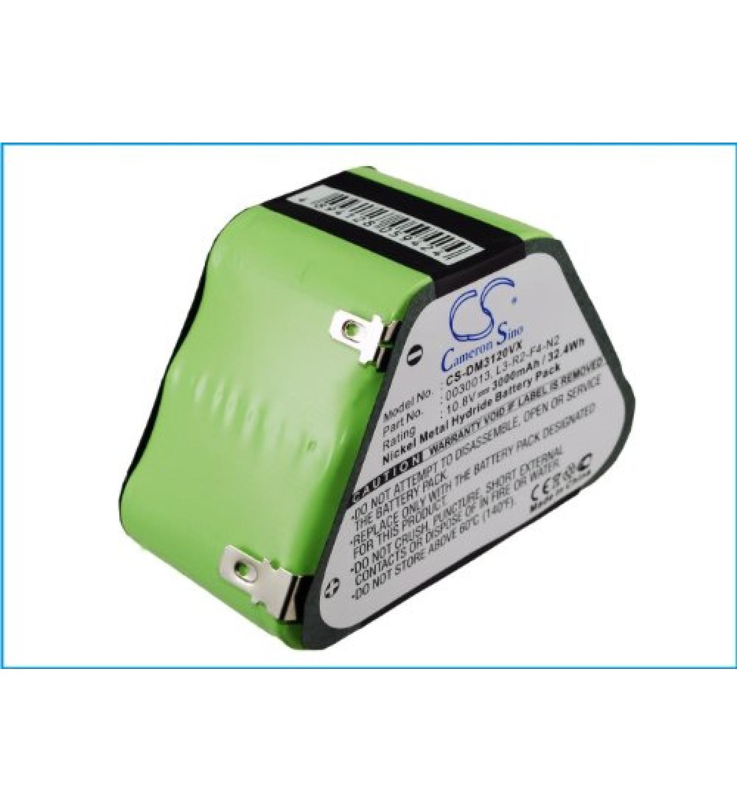 Replacement Battery for M030 M3120 - 3000mAh Ni-MH Fits 0030013 L3-R2-F4-N2 | International Shipping Available - Buy Online on GoSupps.com