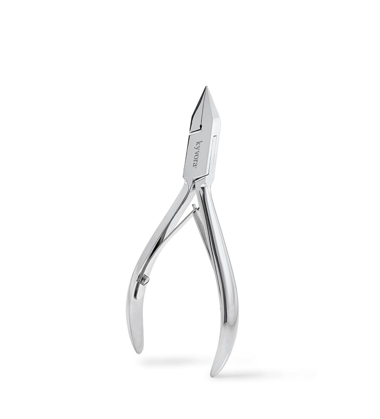 KYVORA Professional Ingrown Toenail Nipper Pedicure Podology Tool Pointed Triangular Jaw Large Size